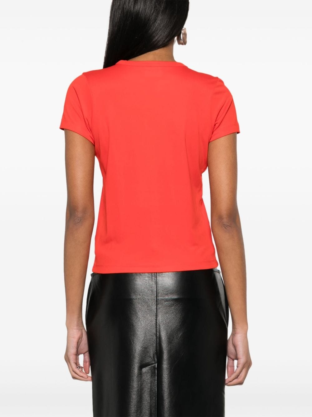 crew-neck fluid T-shirt - 4