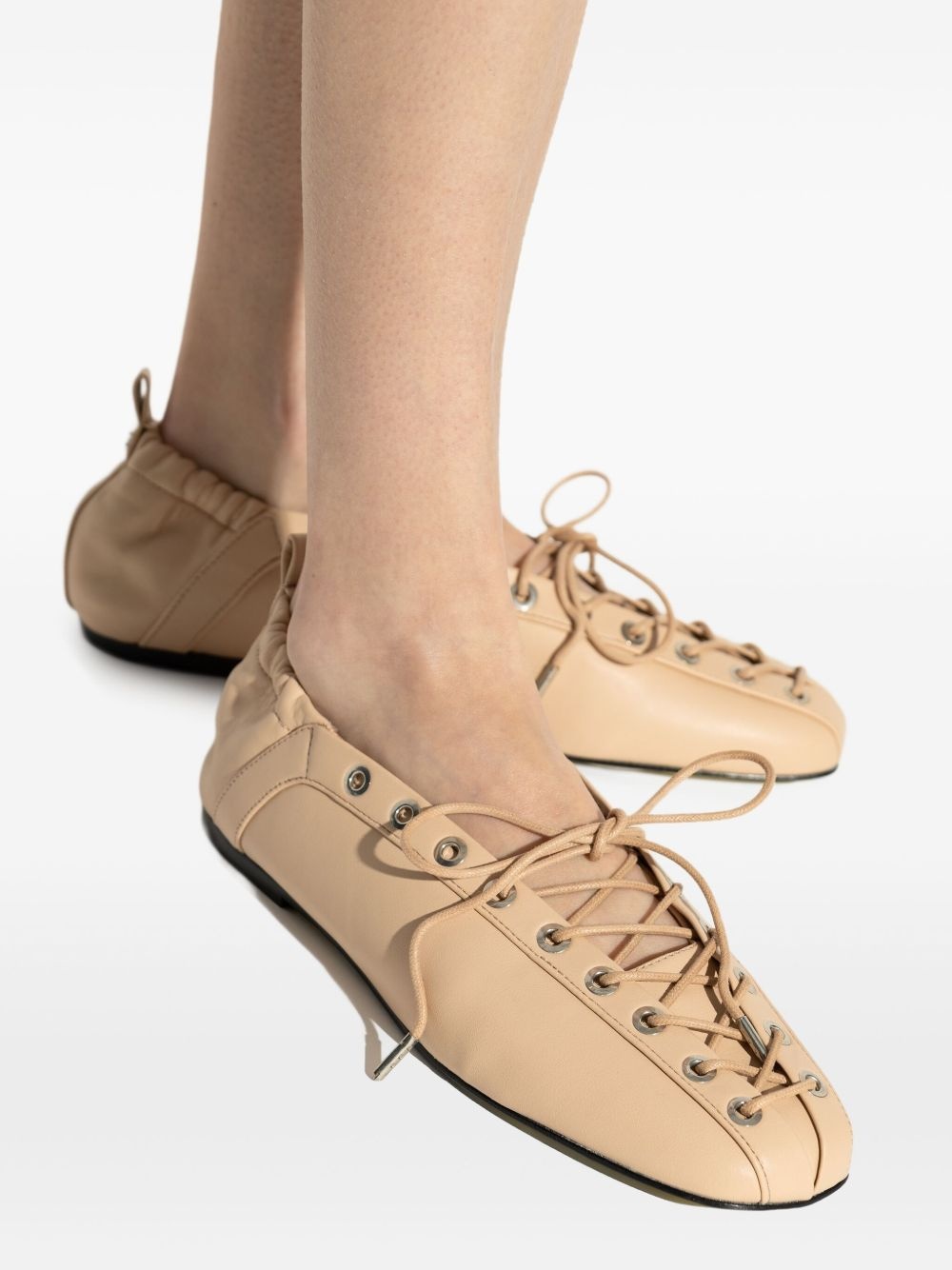 leather derby shoes - 6