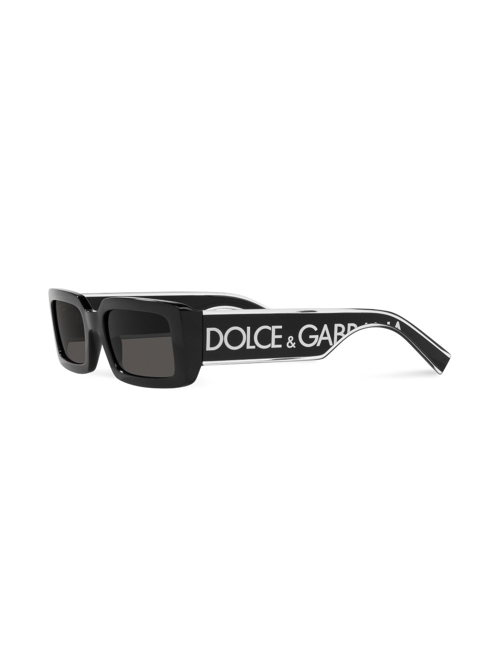 rectangular-frame logo-print sunglasses - 2