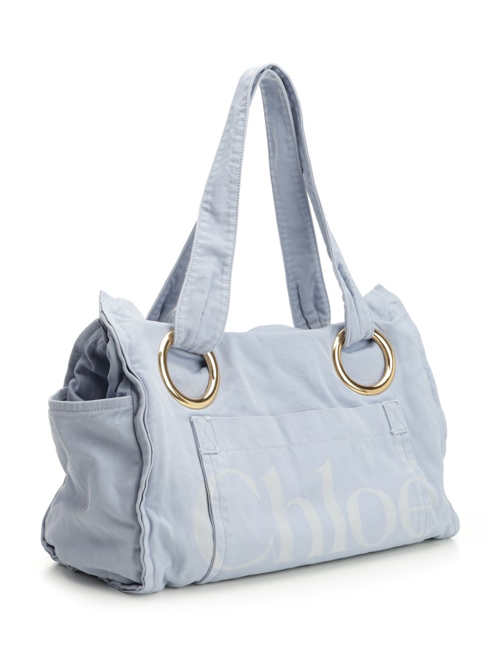 S545 - Chloe Plage Shoulder Bags Light Blue - 2