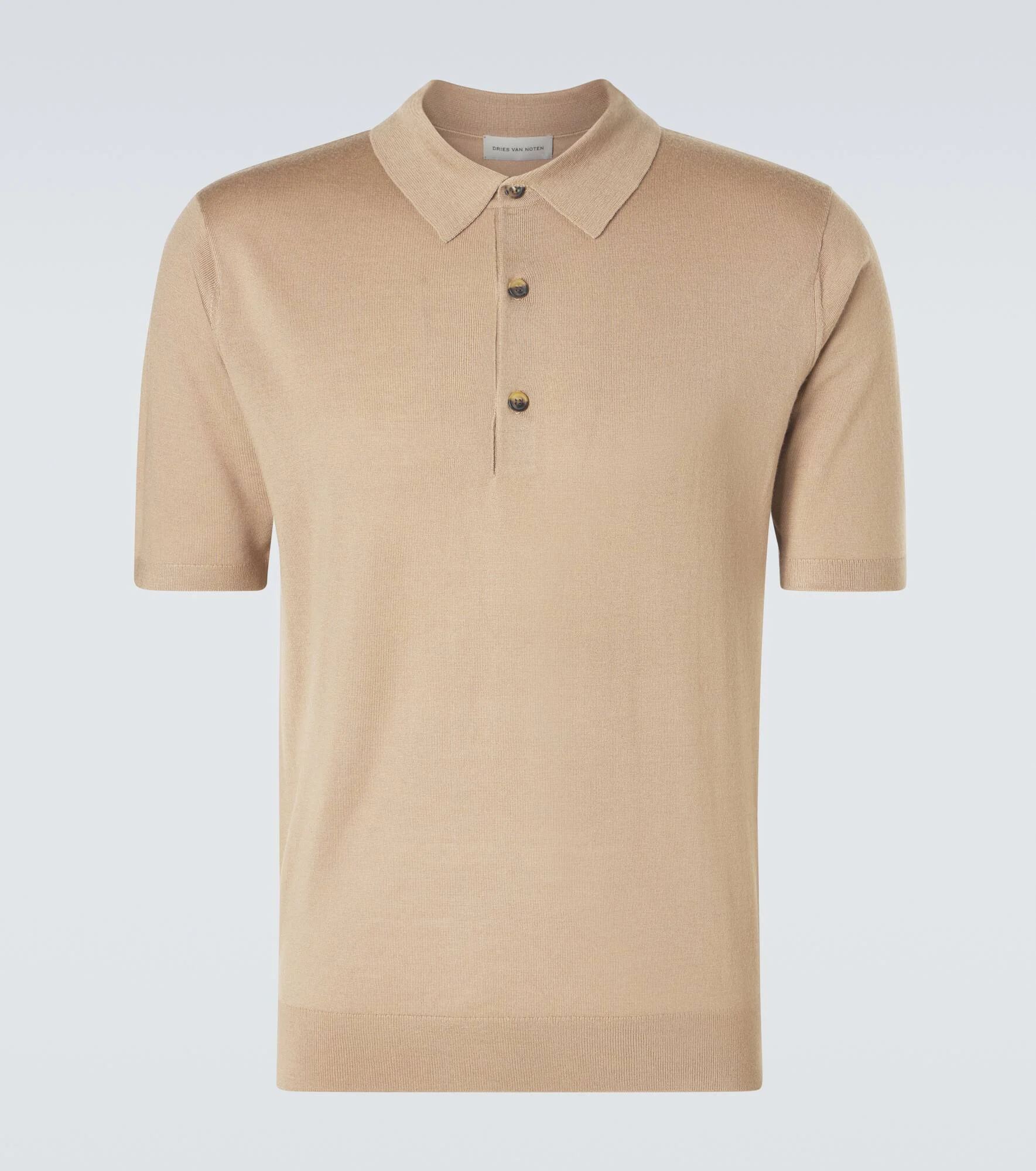 Wool polo shirt - 1