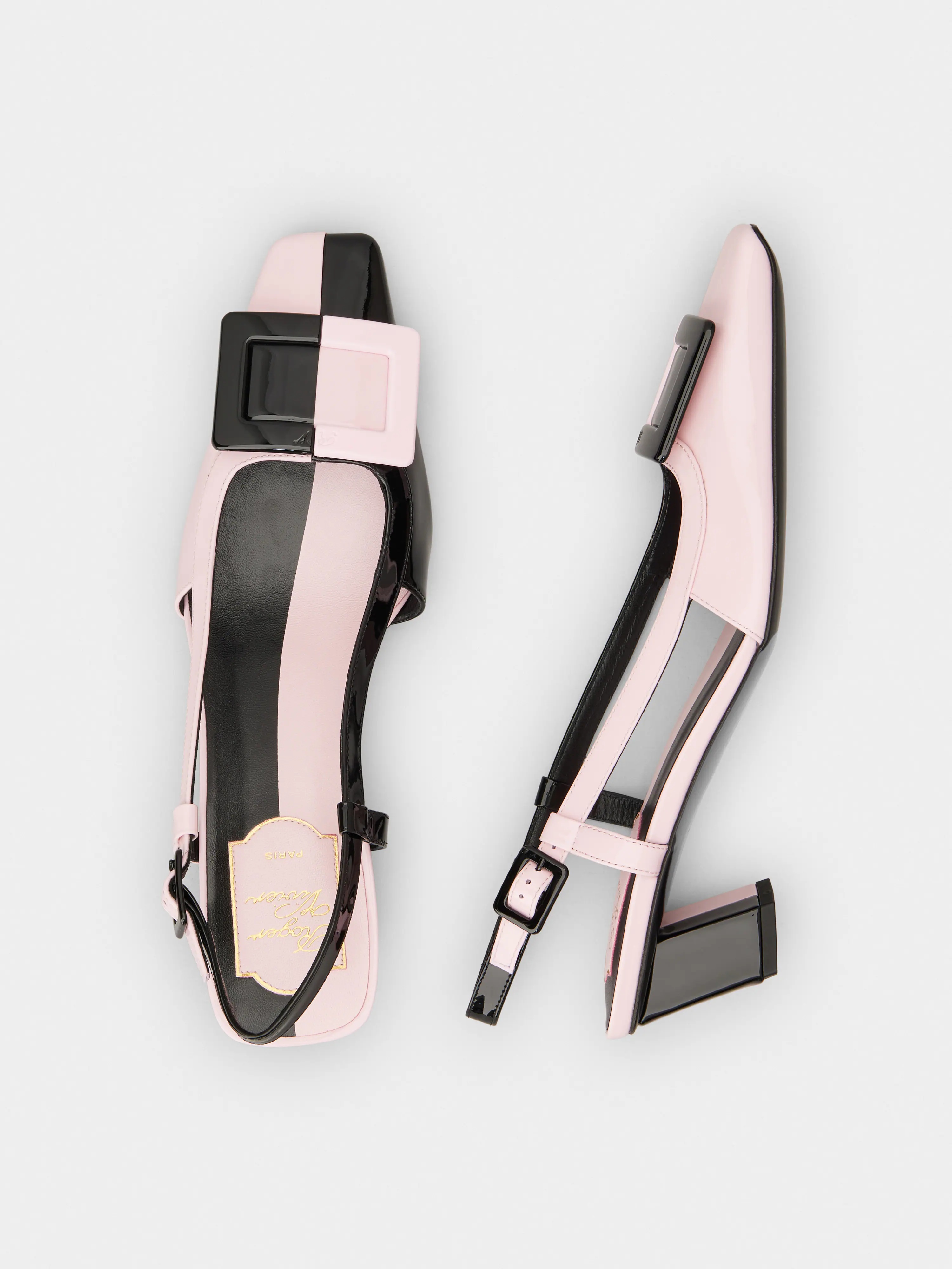 Belle Vivier Slingback Pumps in patent leather - 3