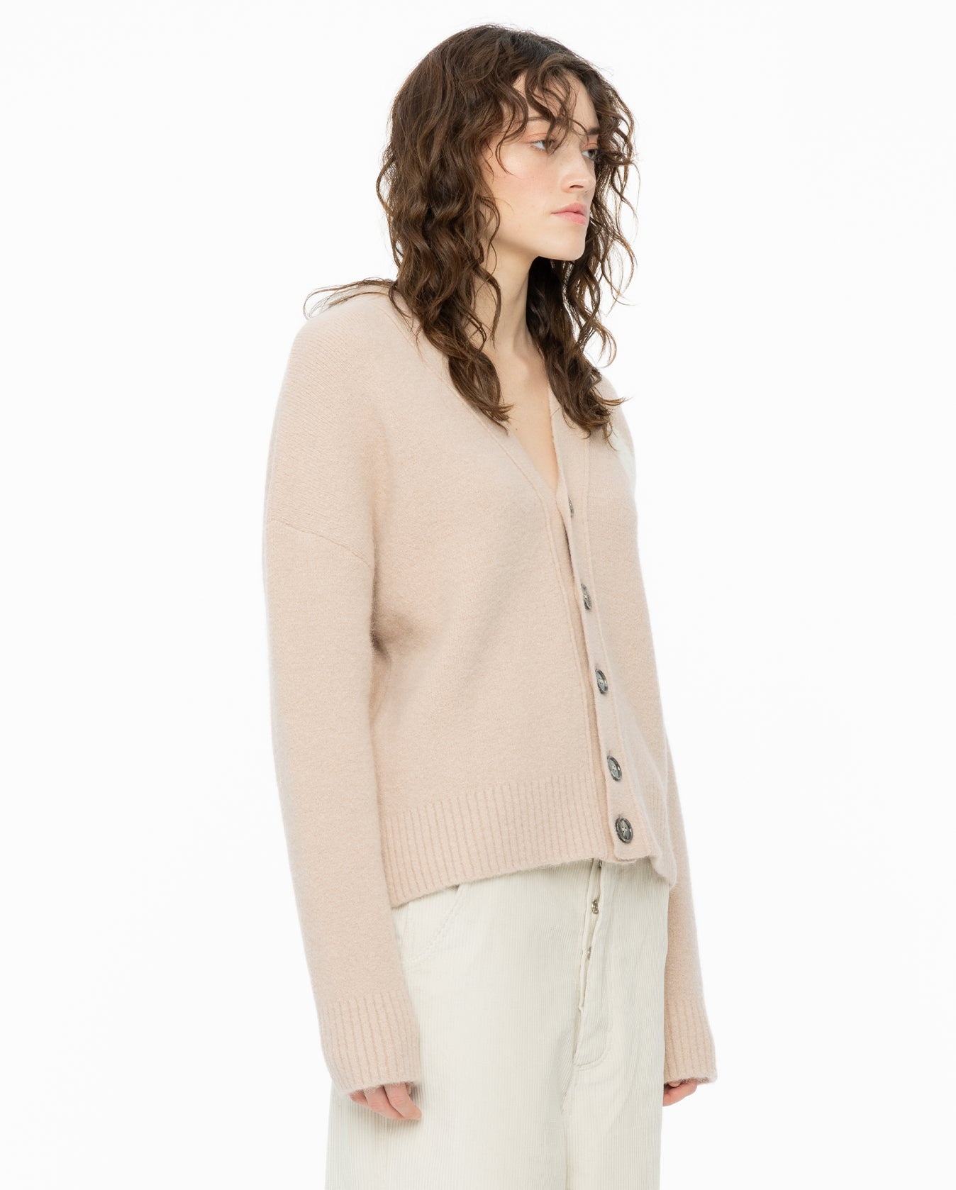 Ami De Cœur Cardigan In Powder Pink - 3