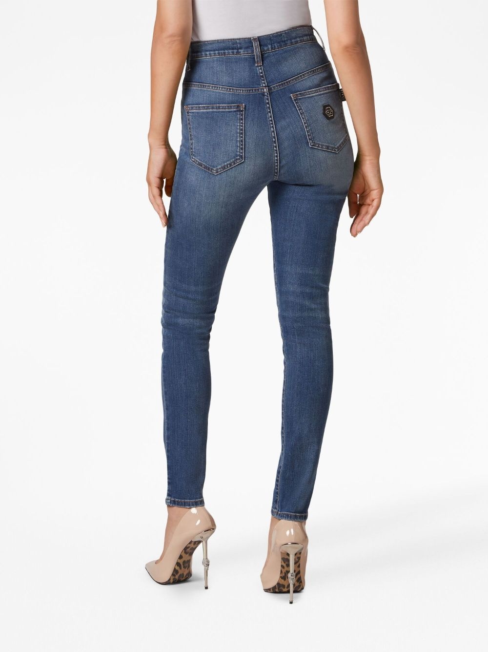 high-rise skinny jeans - 4