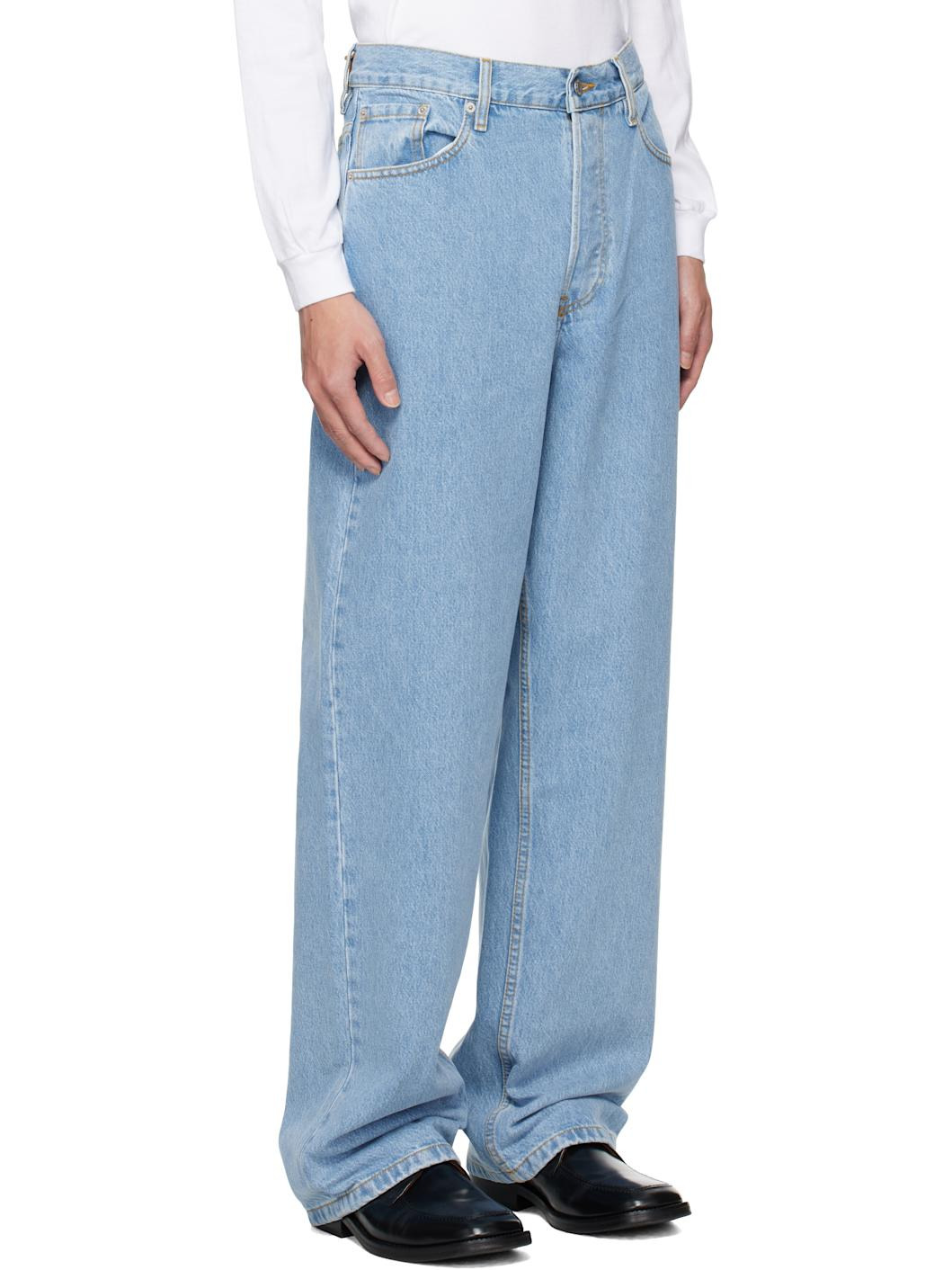 Blue Loose Fit Jeans - 2