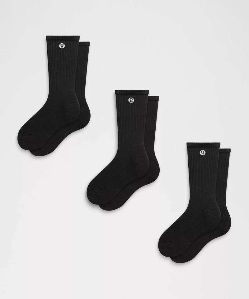 Unisex Daily Essential Crew Socks *3 Pack 1