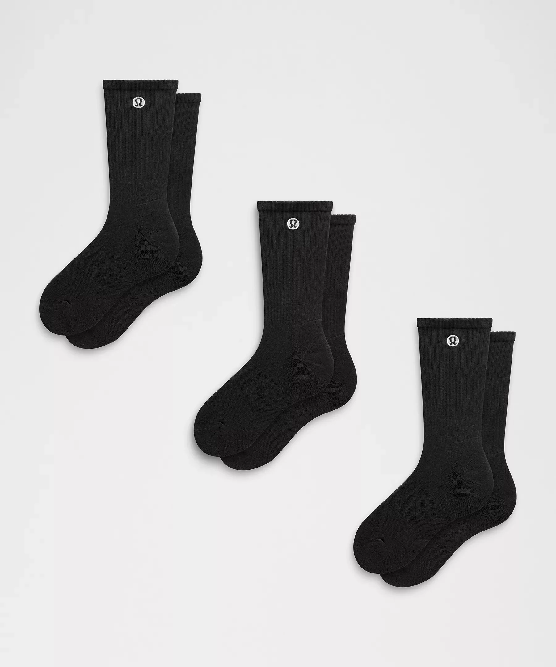 Unisex Daily Essential Crew Socks *3 Pack - 1
