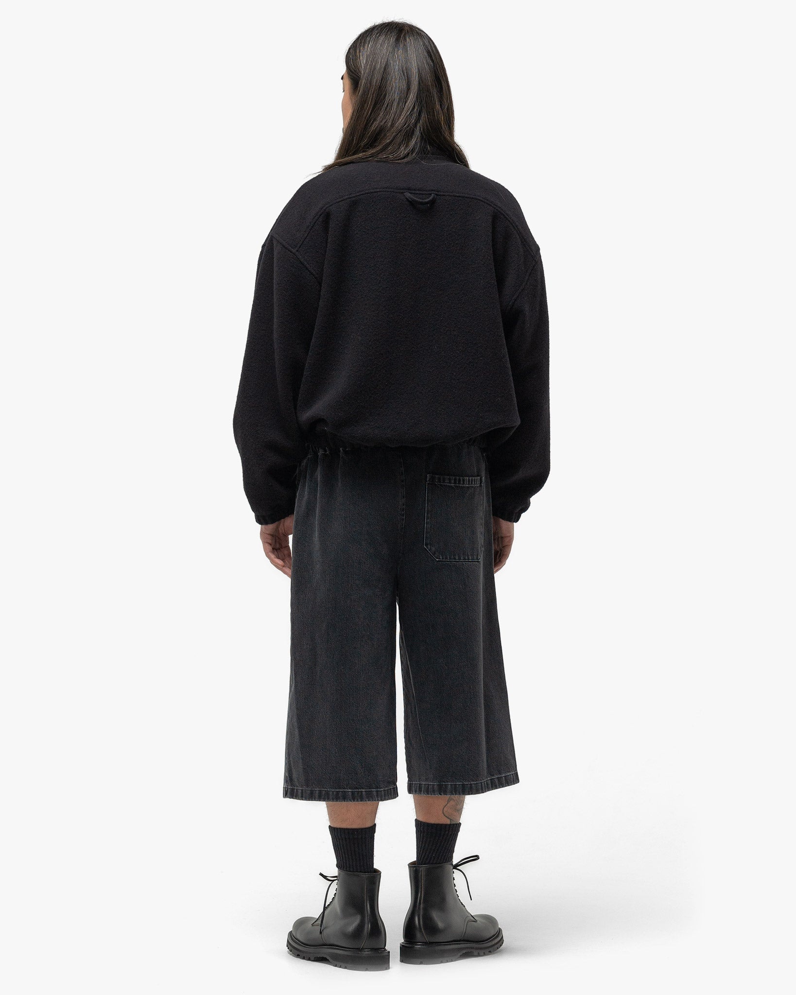 RIER Polar Fleece Black | REVERSIBLE