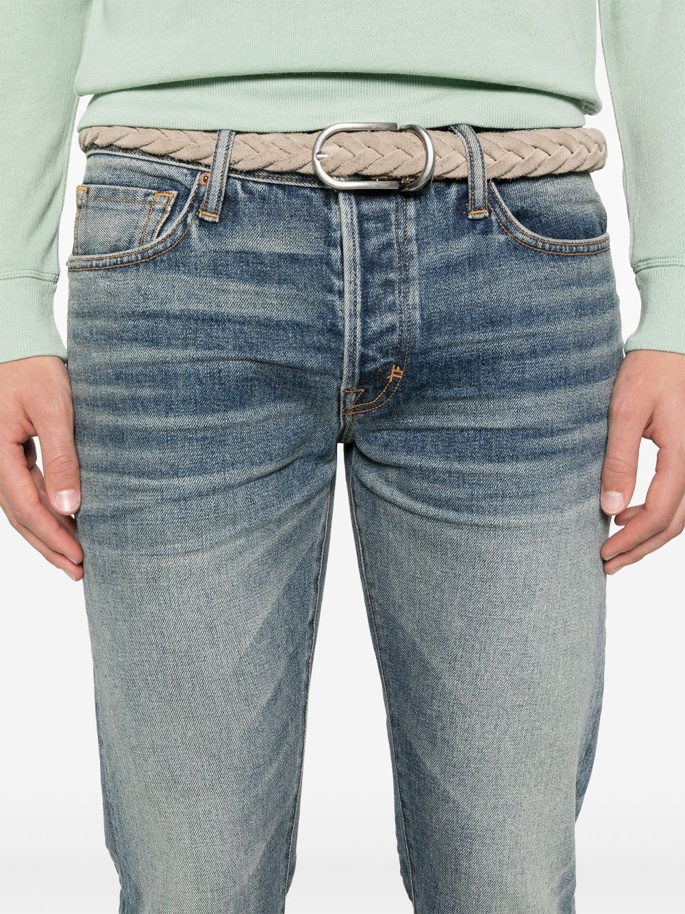 slim-cut jeans - 5