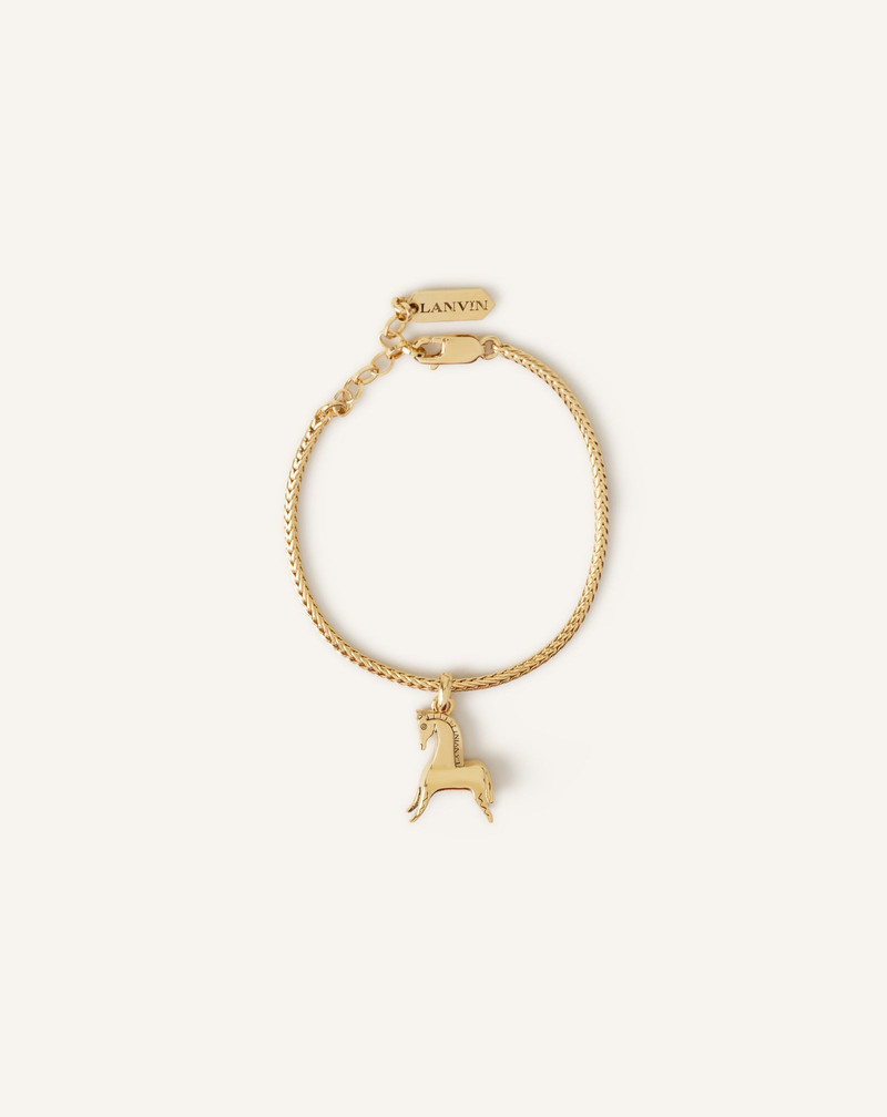 SILVER LUNAR YEAR BRACELET WITH A HORSE PENDANT 1