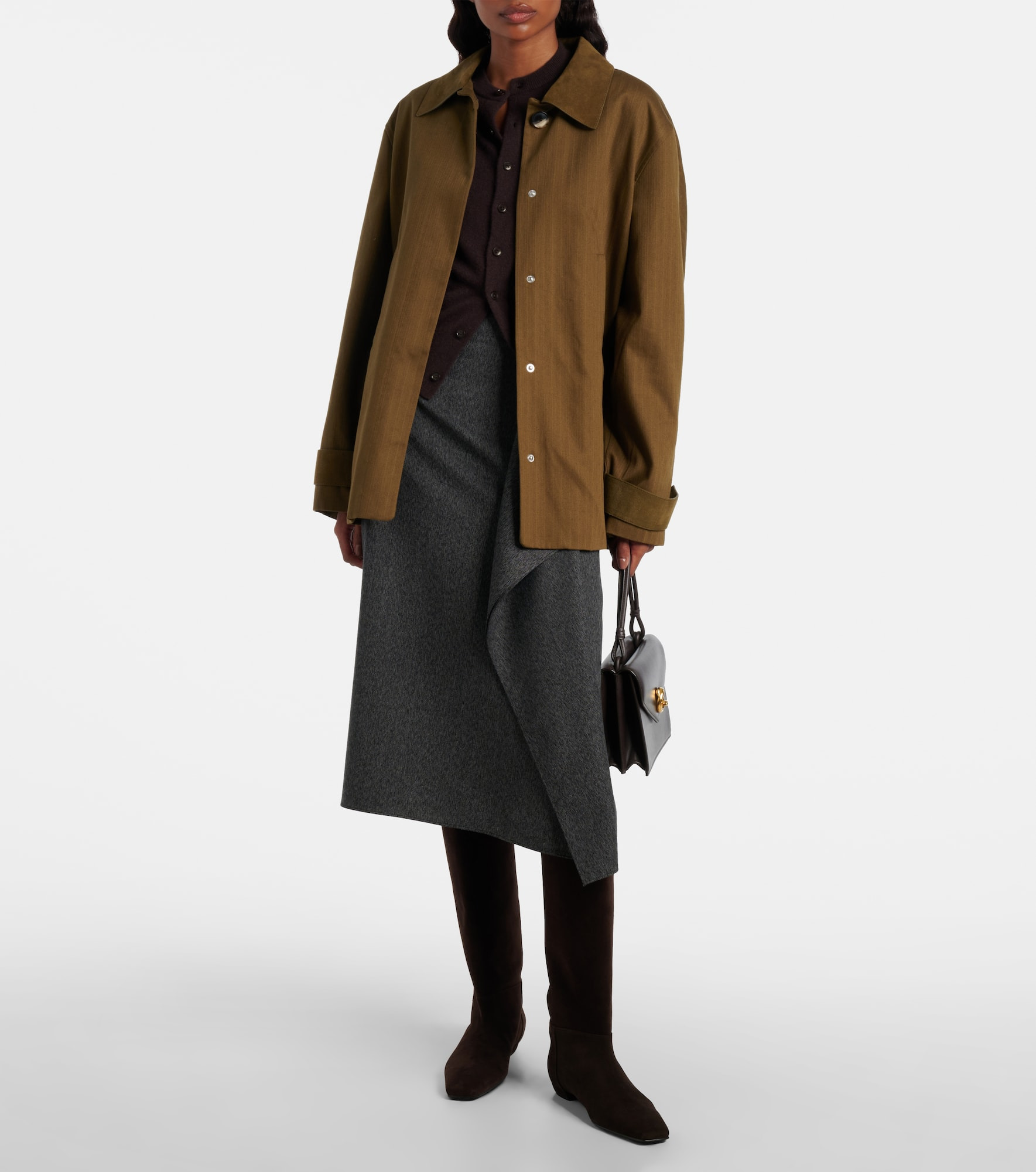 Suede knee-high boots - 3