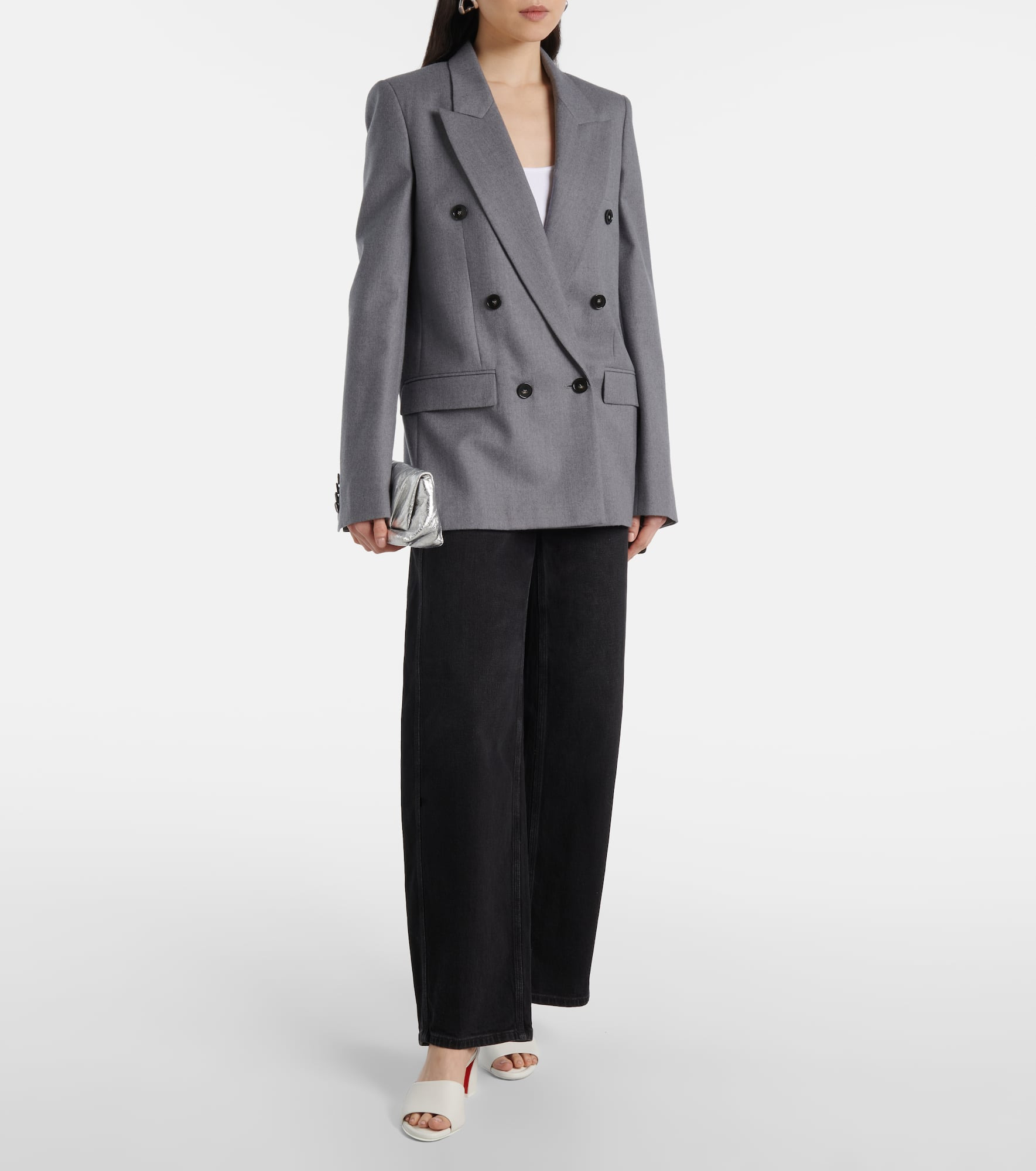 Jane 55 leather mules - 3