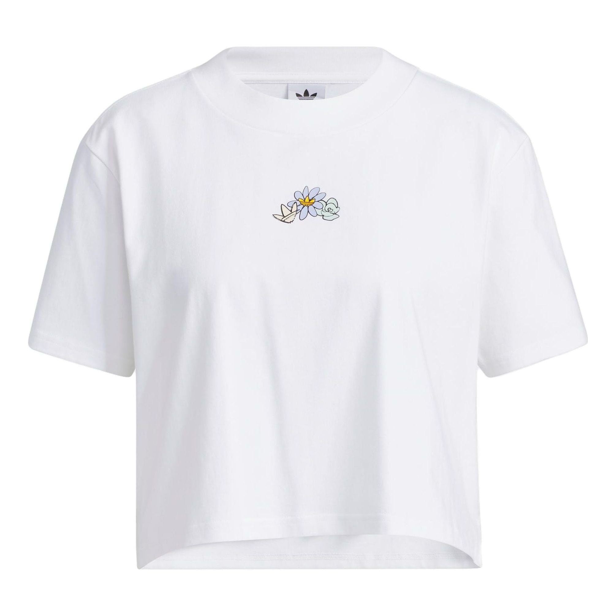 (WMNS) adidas Summer T-Shirt Asia Sizing 'White' IK8642 - 1