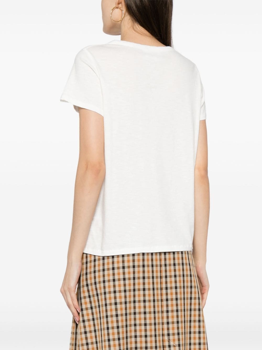 crew-neck organic cotton T-shirt - 4