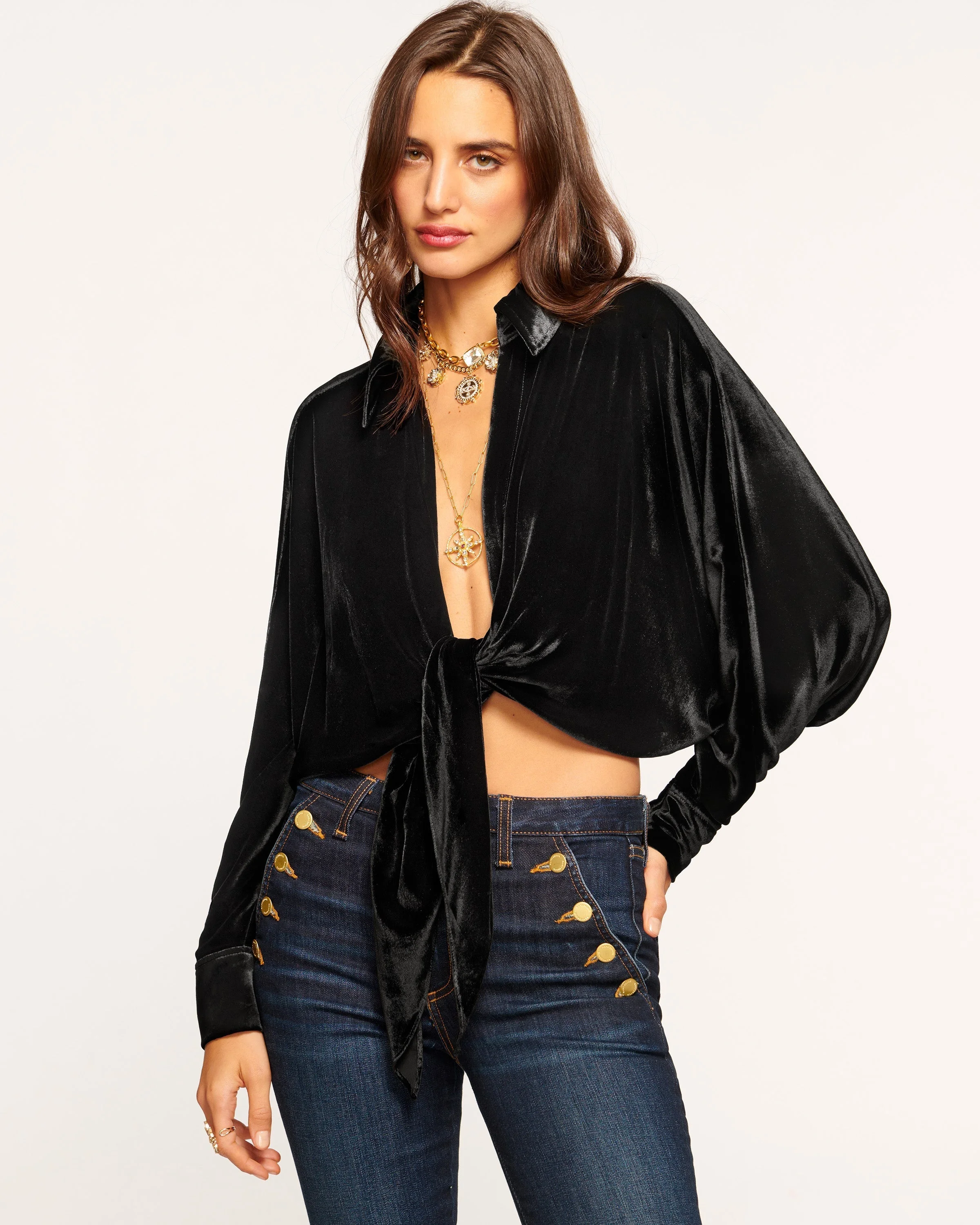 Novalee Tie Front Top - 1