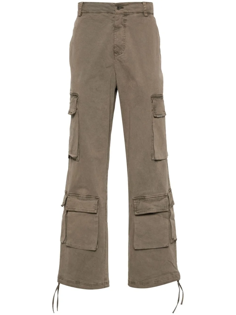 logo-plaque cargo pants - 1