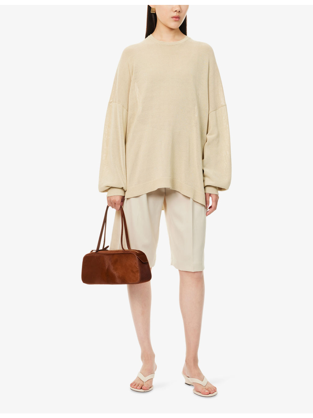 Bilbao Pleated Wool Bermuda Shorts - 2