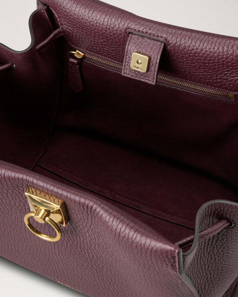 Small Iris Black Cherry Heavy Grain 5
