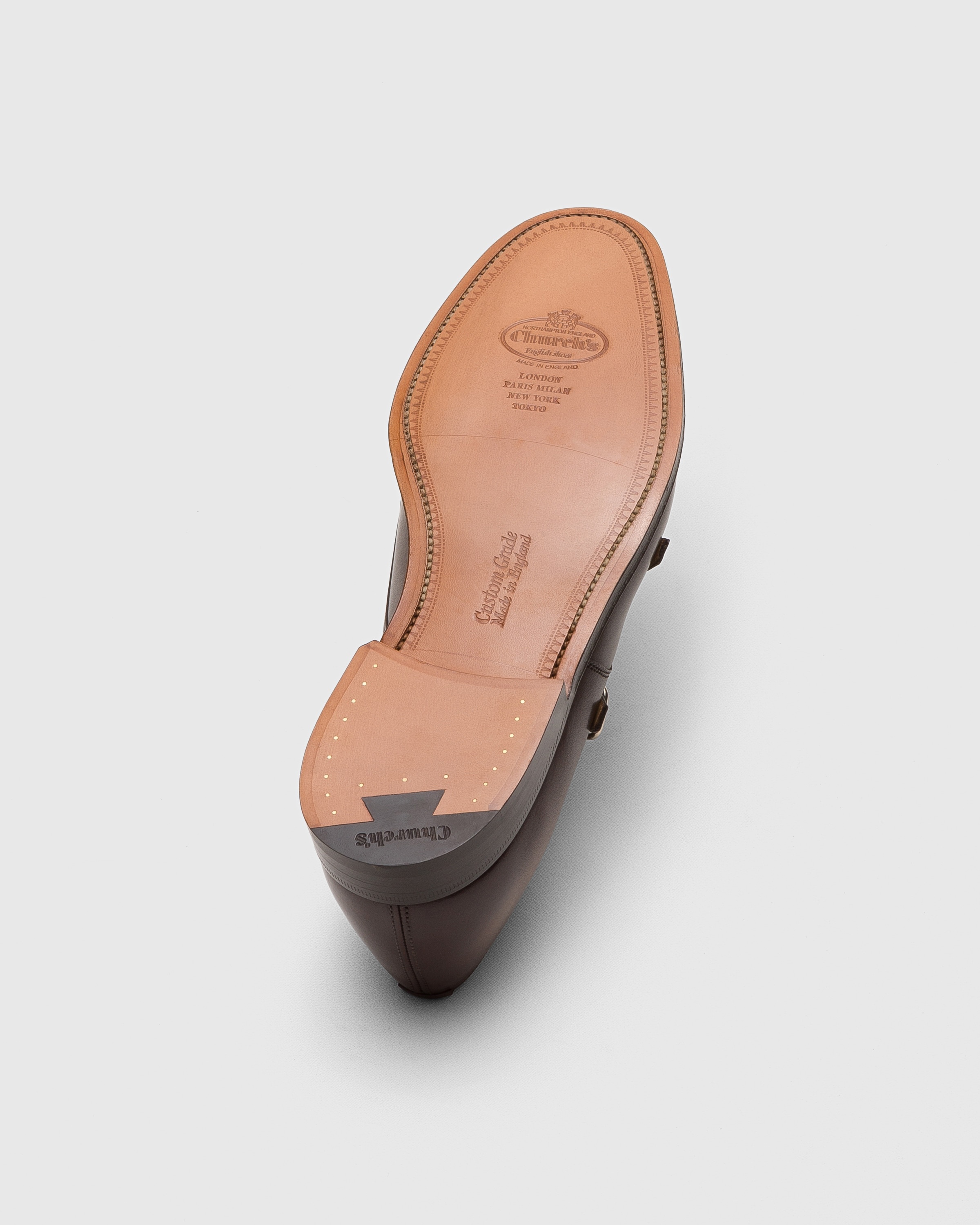 Bleached Calfskin Monk Strap - 6