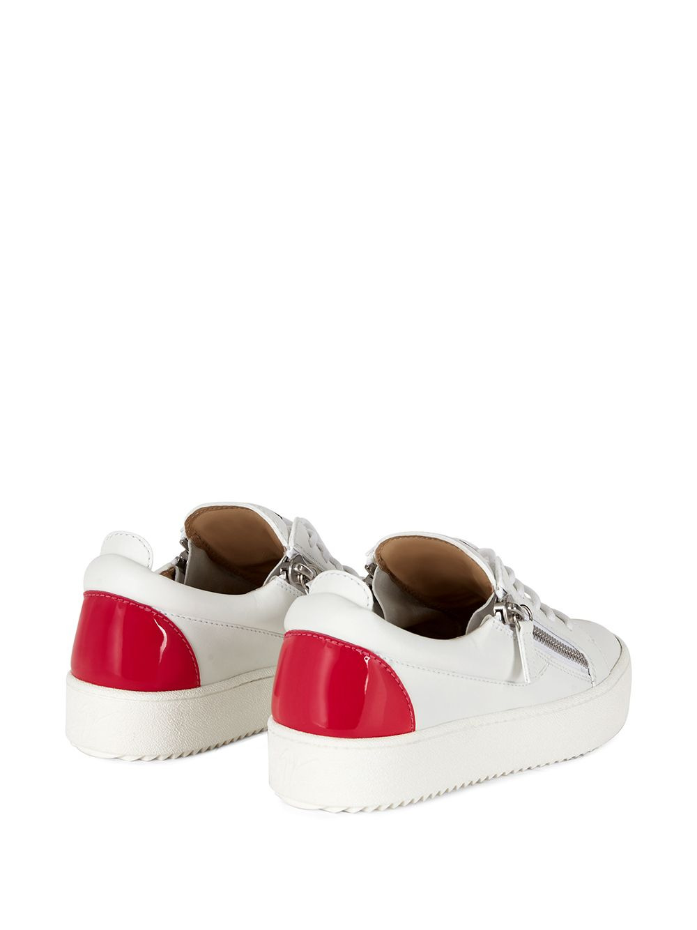 double side zip sneakers - 3