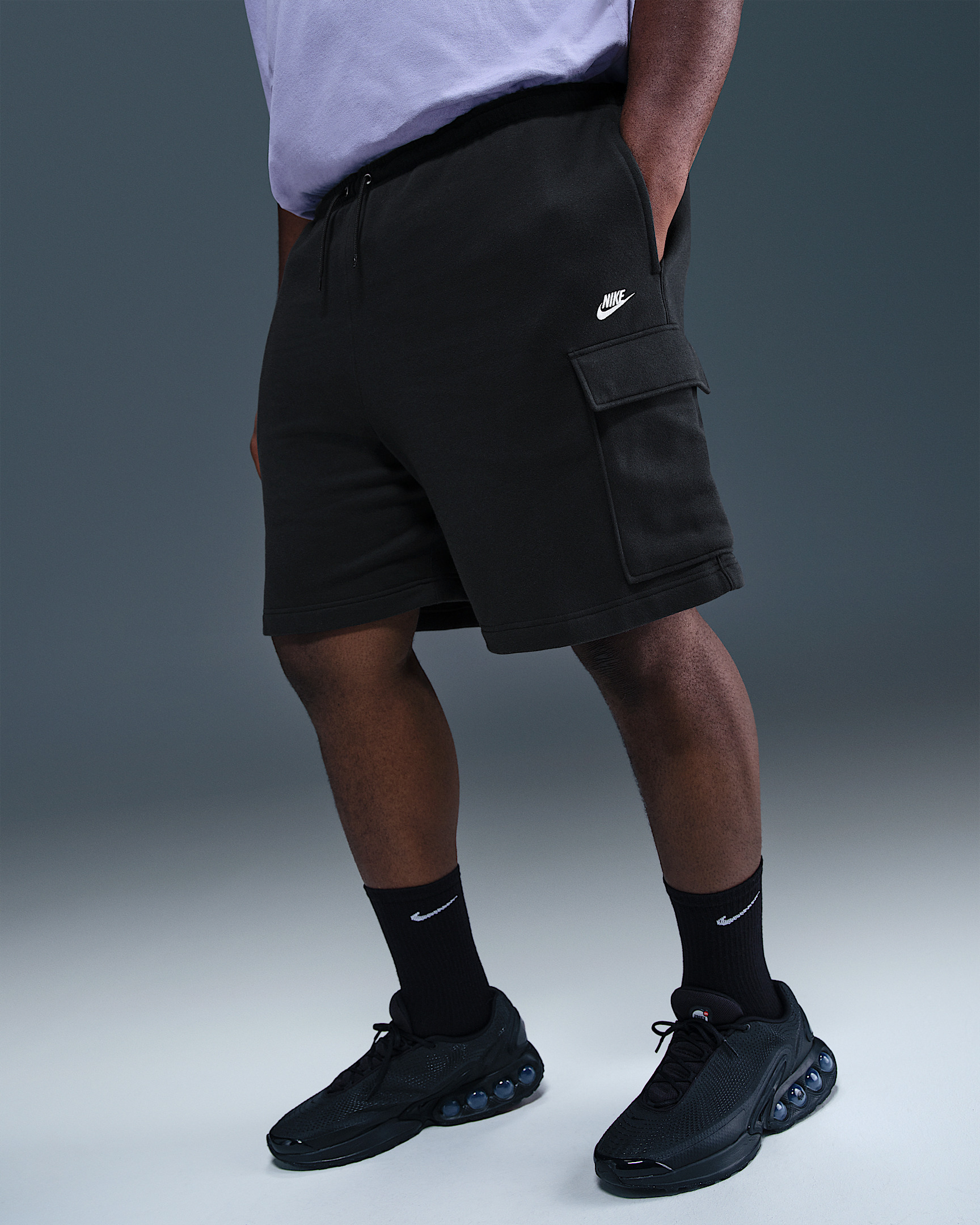 Nike Club Men's Fleece Cargo Shorts - 7