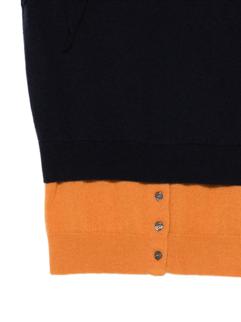 layered knitted vest 3