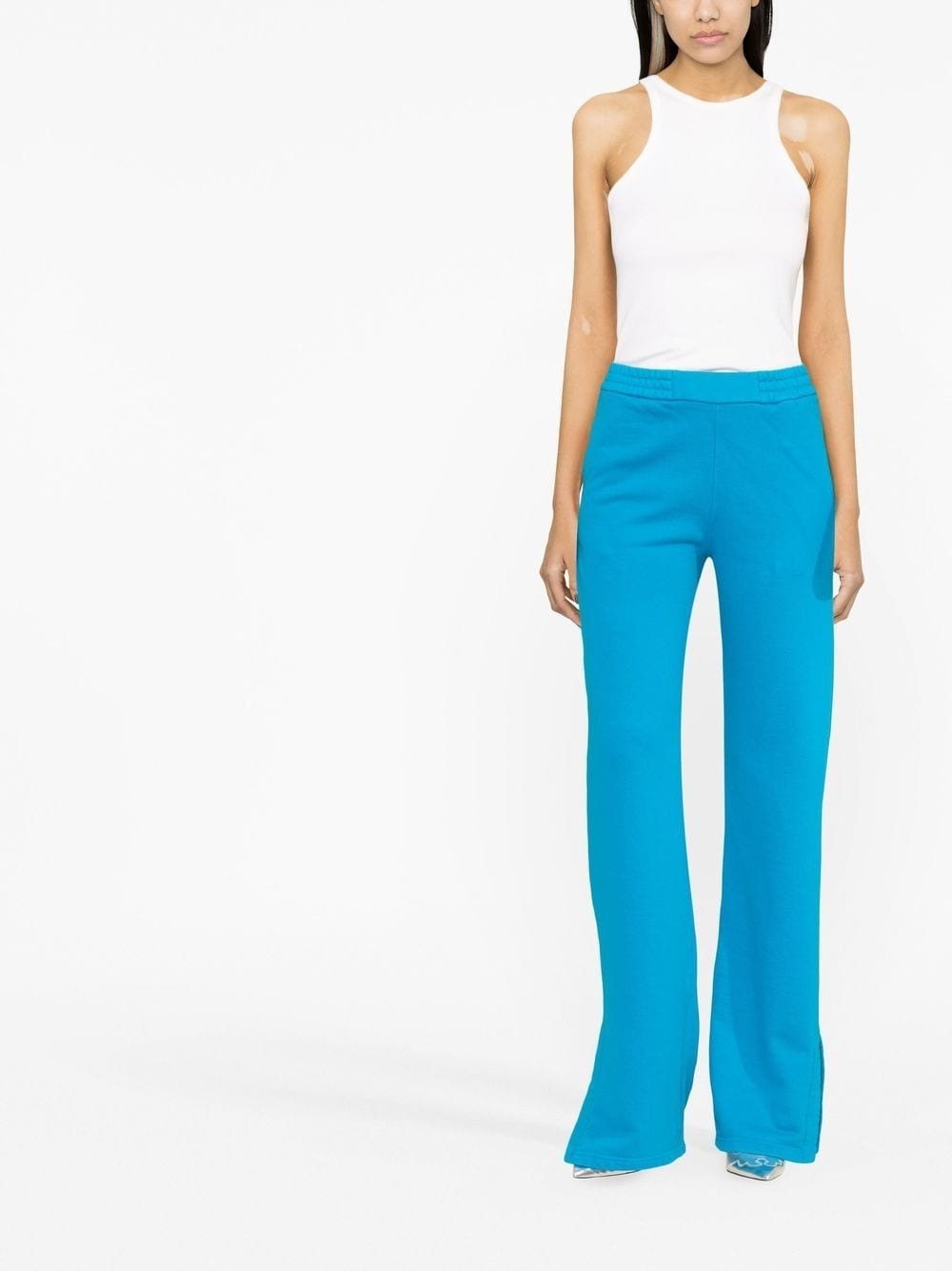 diagonal-stripe track pants - 3