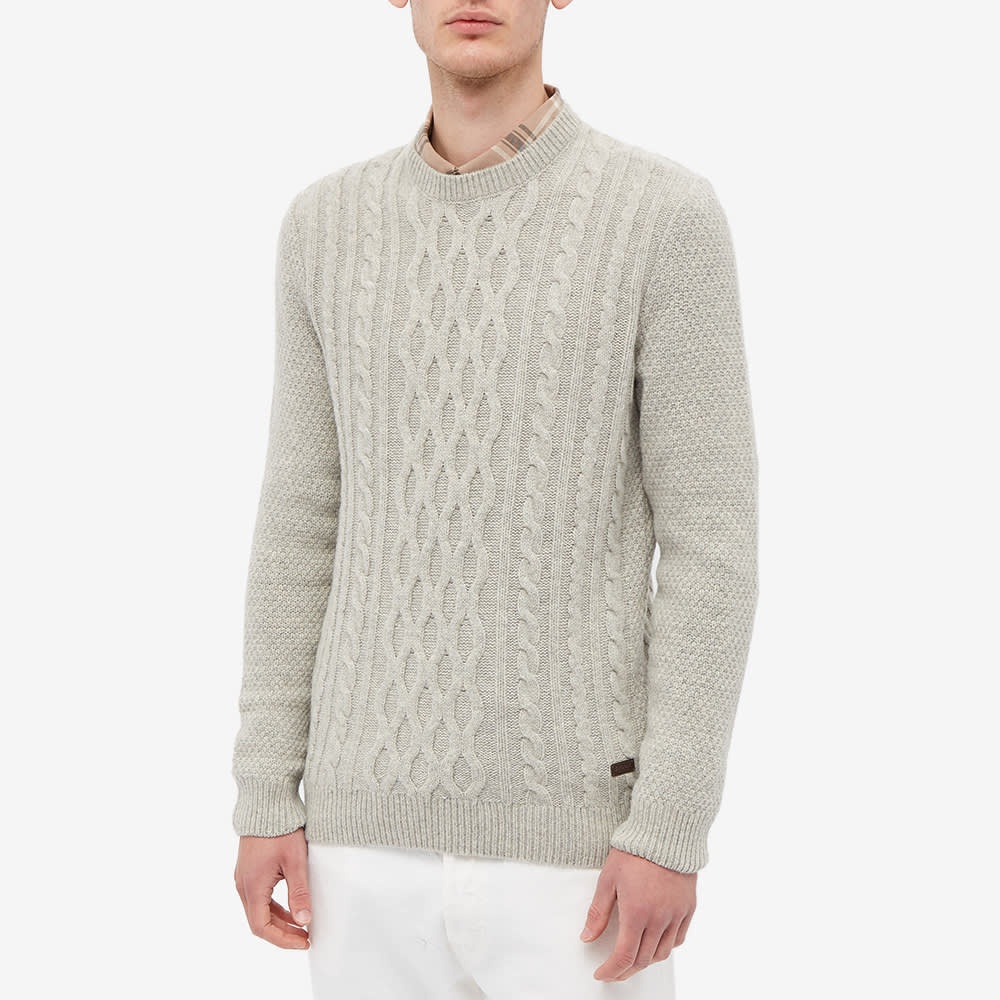 Barbour Chunky Cable Crew Knit - 3