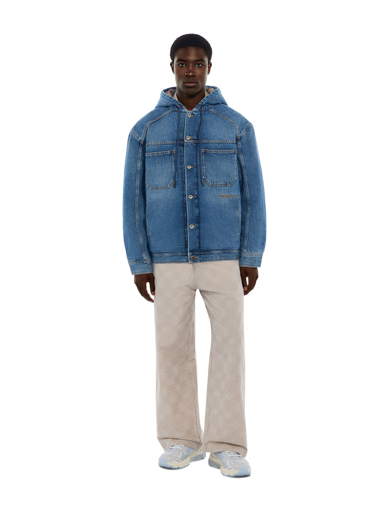 Bookish Padded Denim Jacket - 1