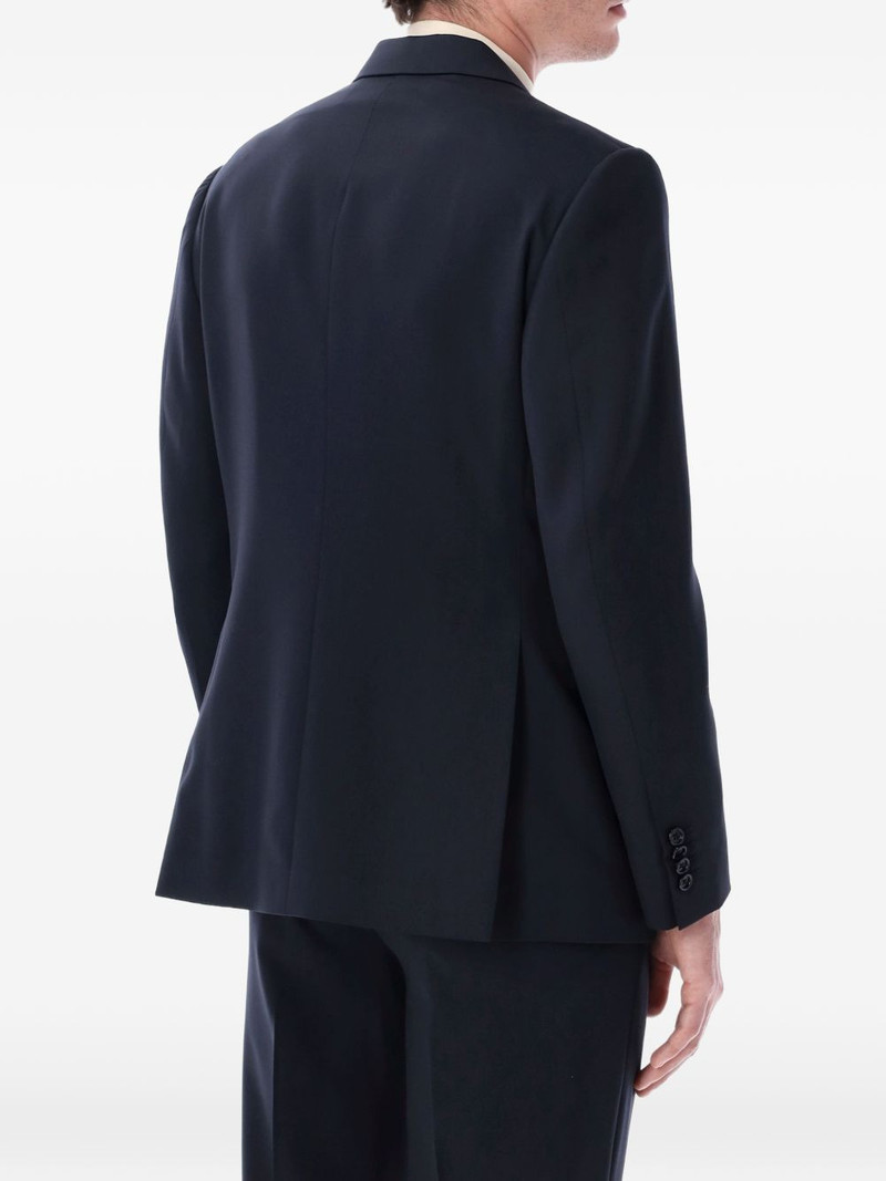 LARDINI double-breasted four-button blazer outlook