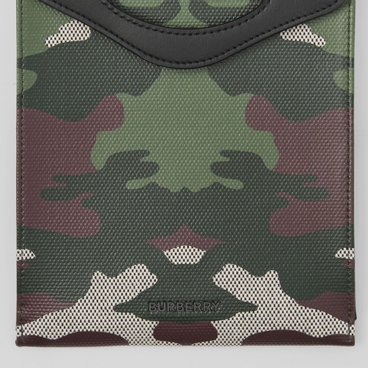 Camouflage Print Canvas Pocket Phone Case - 2
