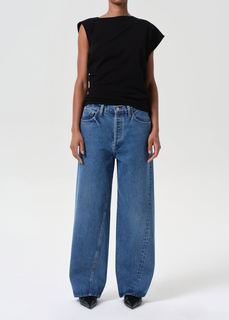 AGOLDE TWIST LOW SLUNG BAGGY IN MYTH outlook