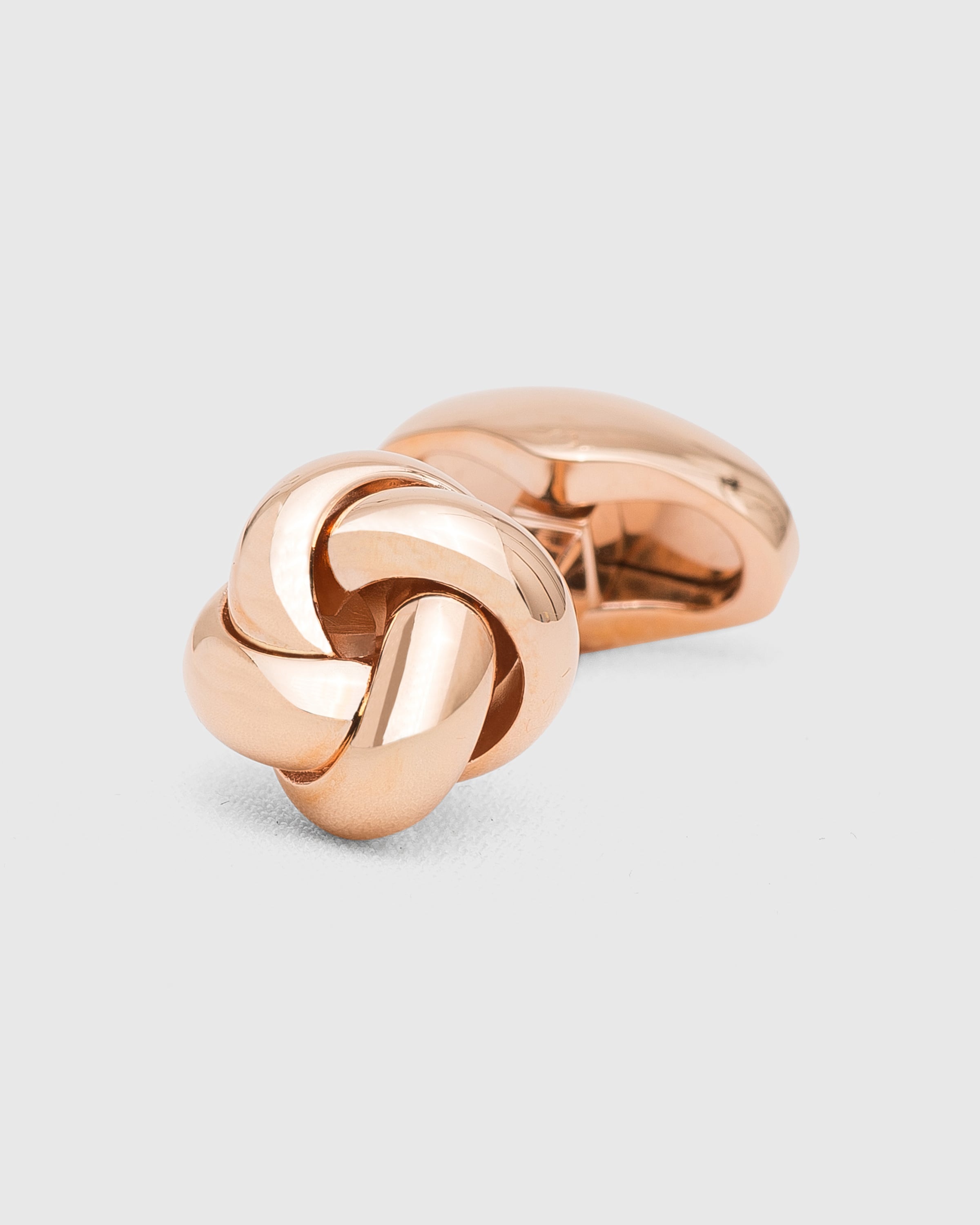 Rhodium Plated Knot - 2