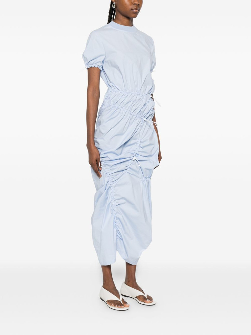gathered midi dress 3