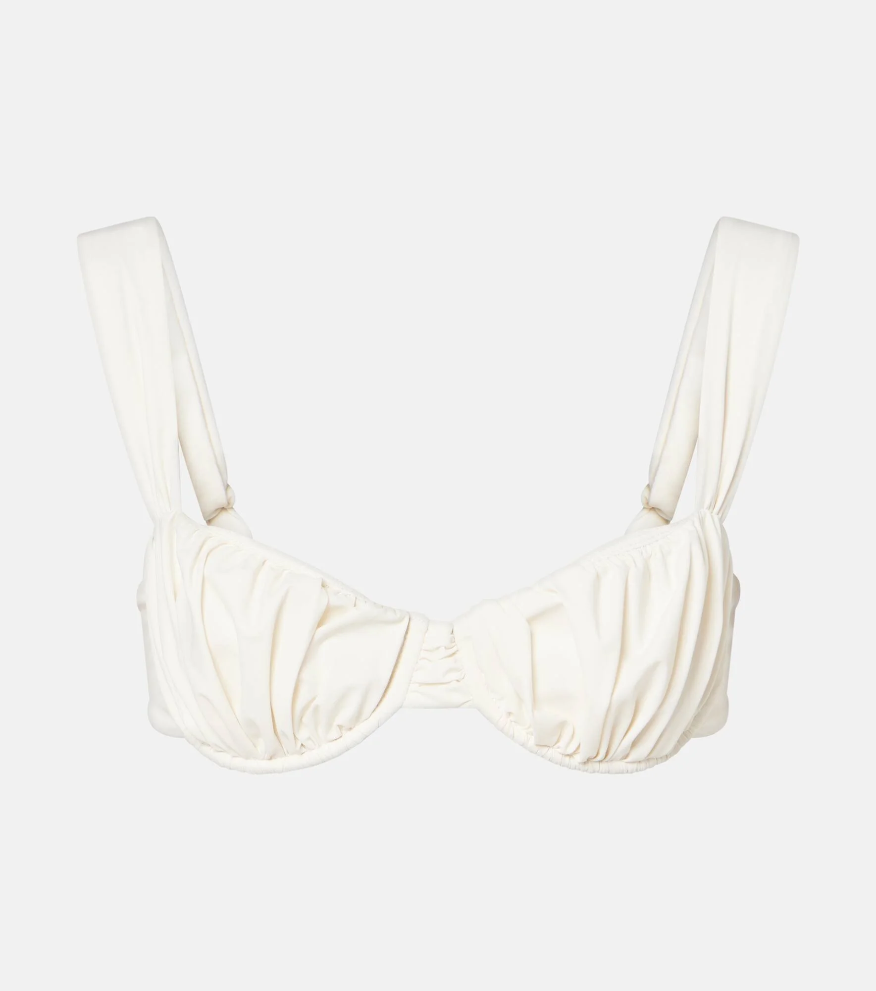 Emily ruched bikini top - 1