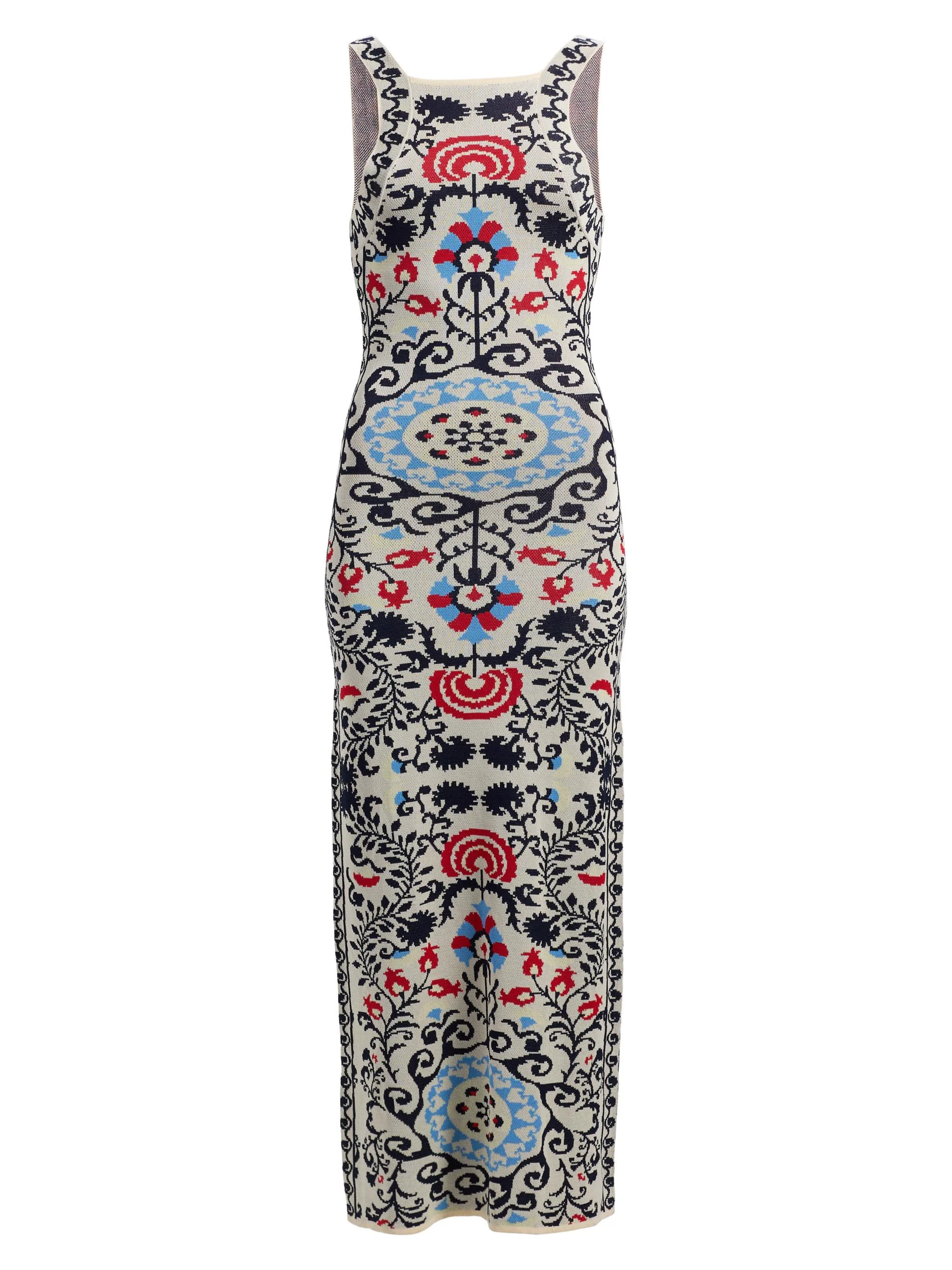 Women's Sariah Textured-Print Midi-Dress - Summer Tapestry - 1
