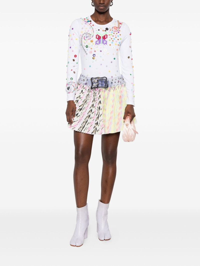 Chopova Lowena bead-embellished long-sleeve T-shirt outlook