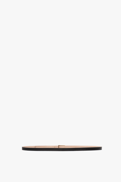 Victoria Beckham Exclusive Micro Frame Belt In Black Leather outlook