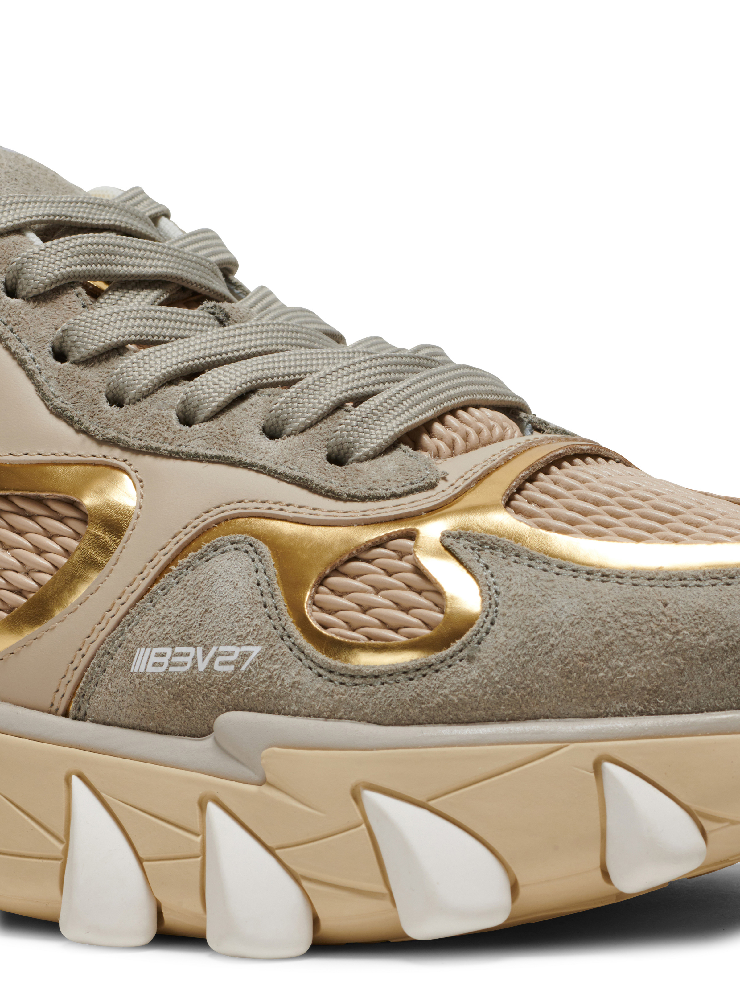 B-East sneakers in leather, suede and mesh - 7