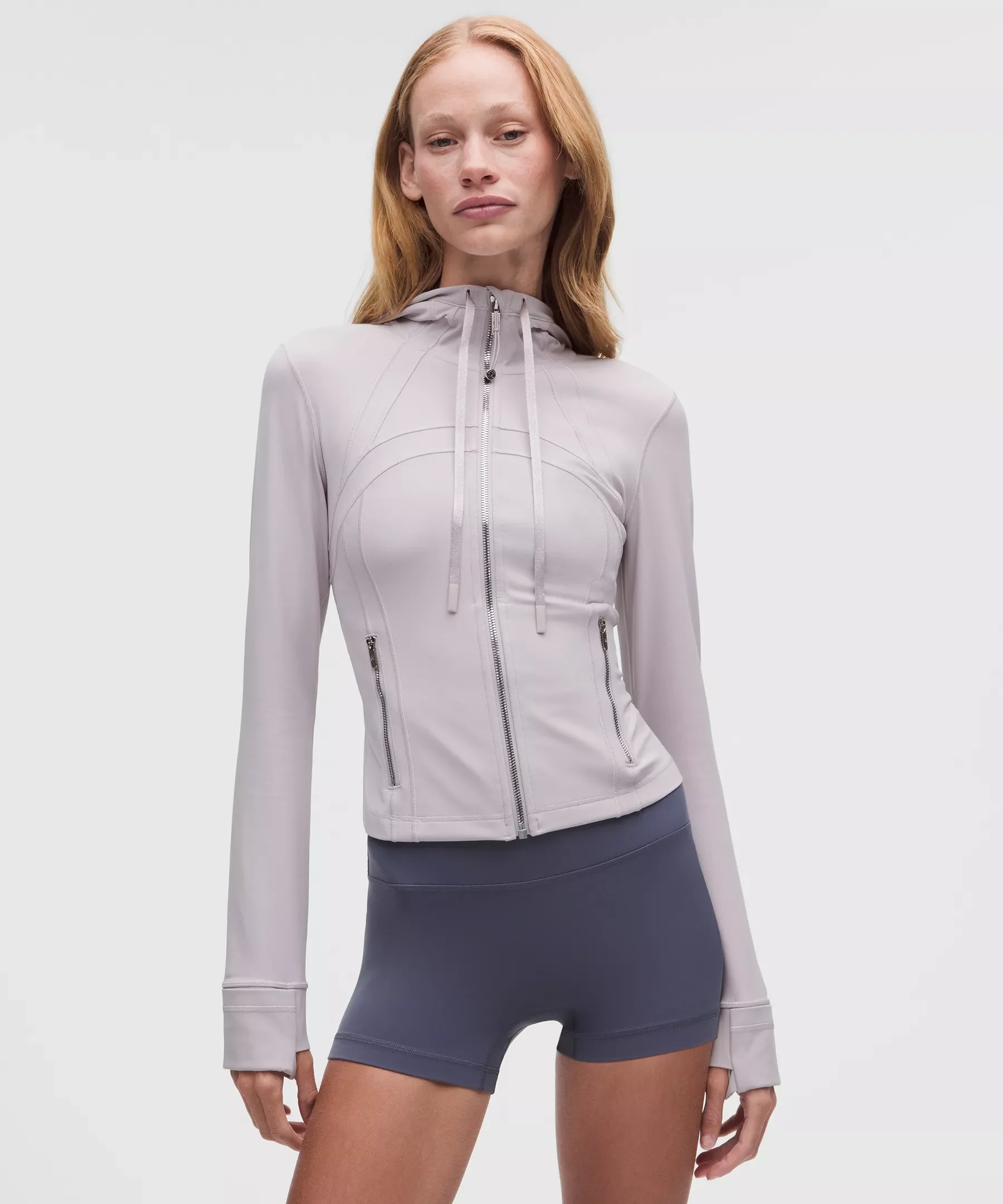 Define Cropped Hooded Jacket *Nulu - 1