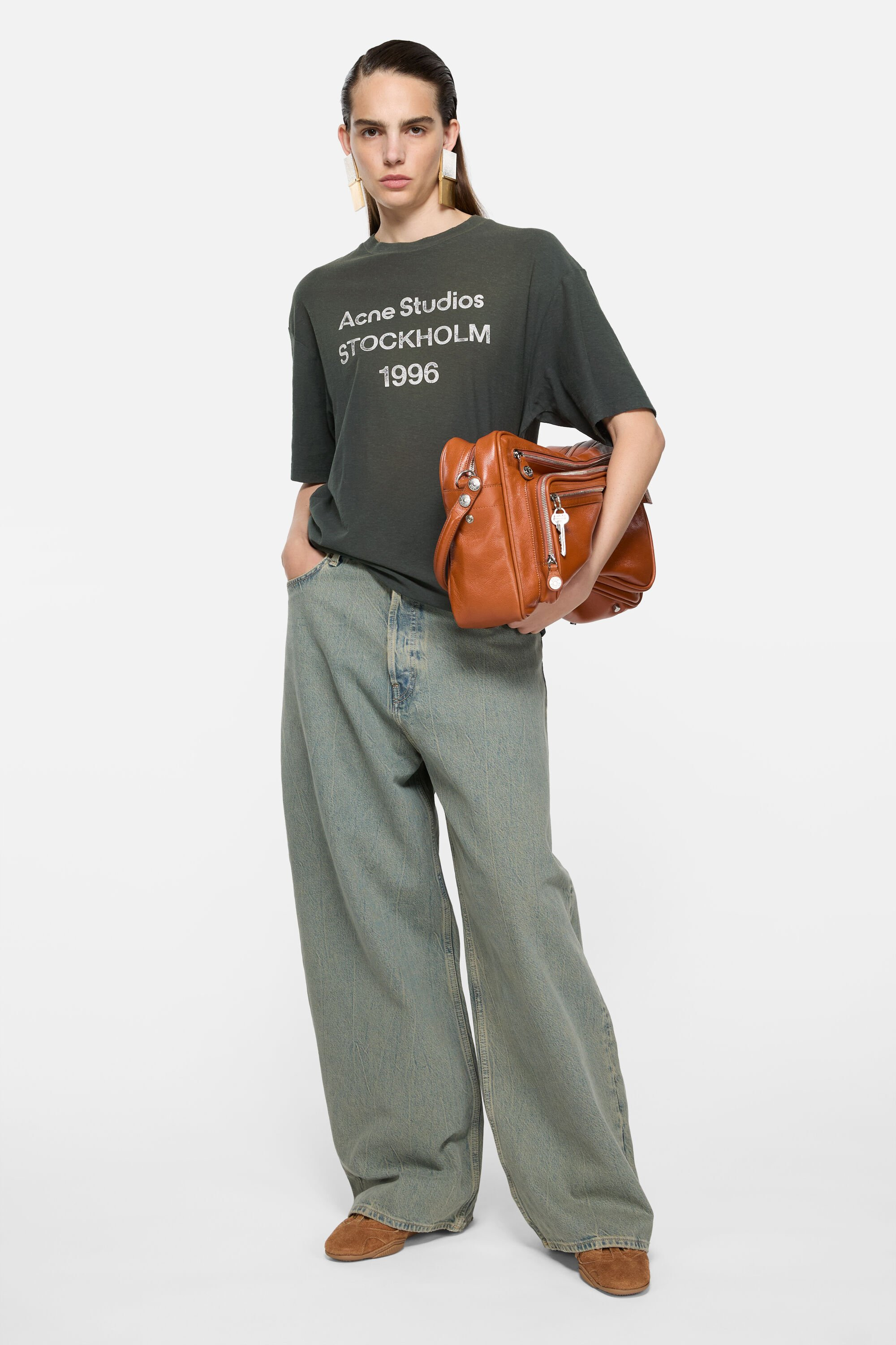 Logo t-shirt - Relaxed fit - Faded black - 2