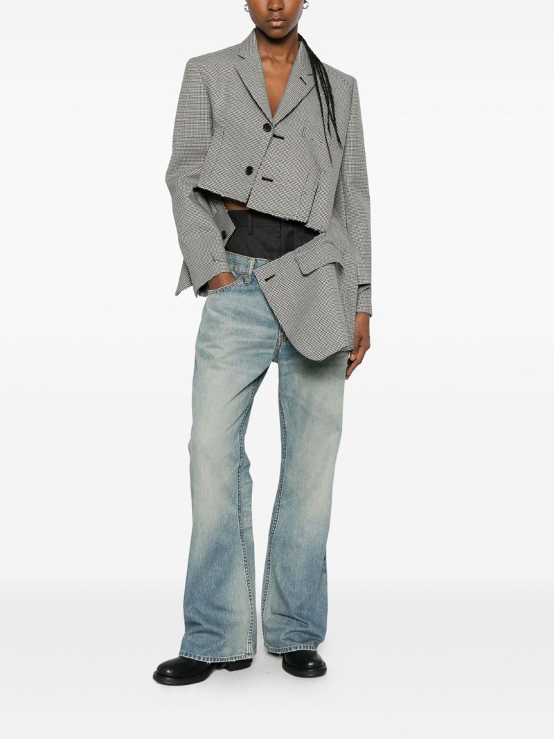 Comme Des Garçons cut-out detailing blazer outlook