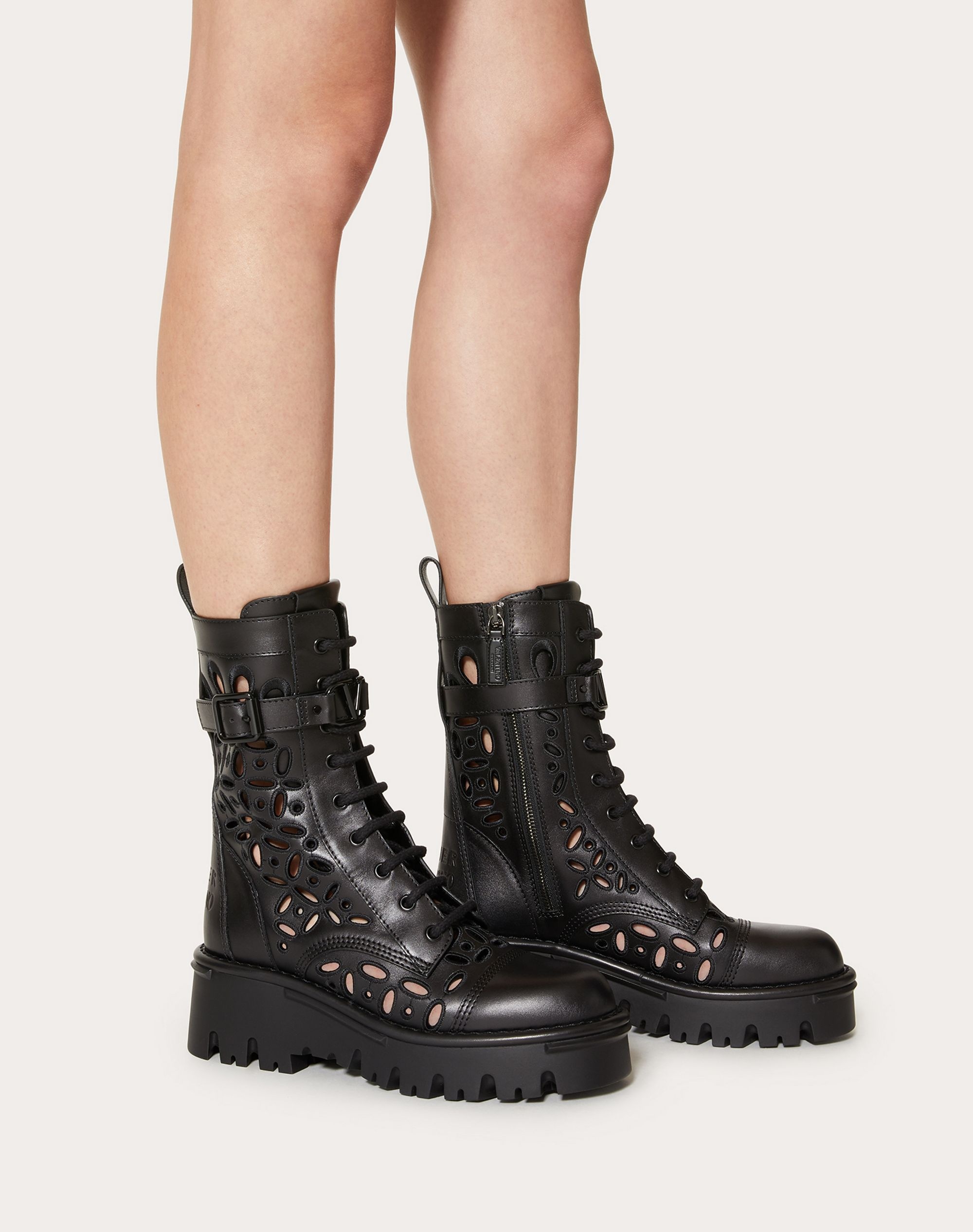 VALENTINO GARAVANI ATELIER SHOES 08 SAN GALLO EDITION COMBAT BOOT 50MM - 6