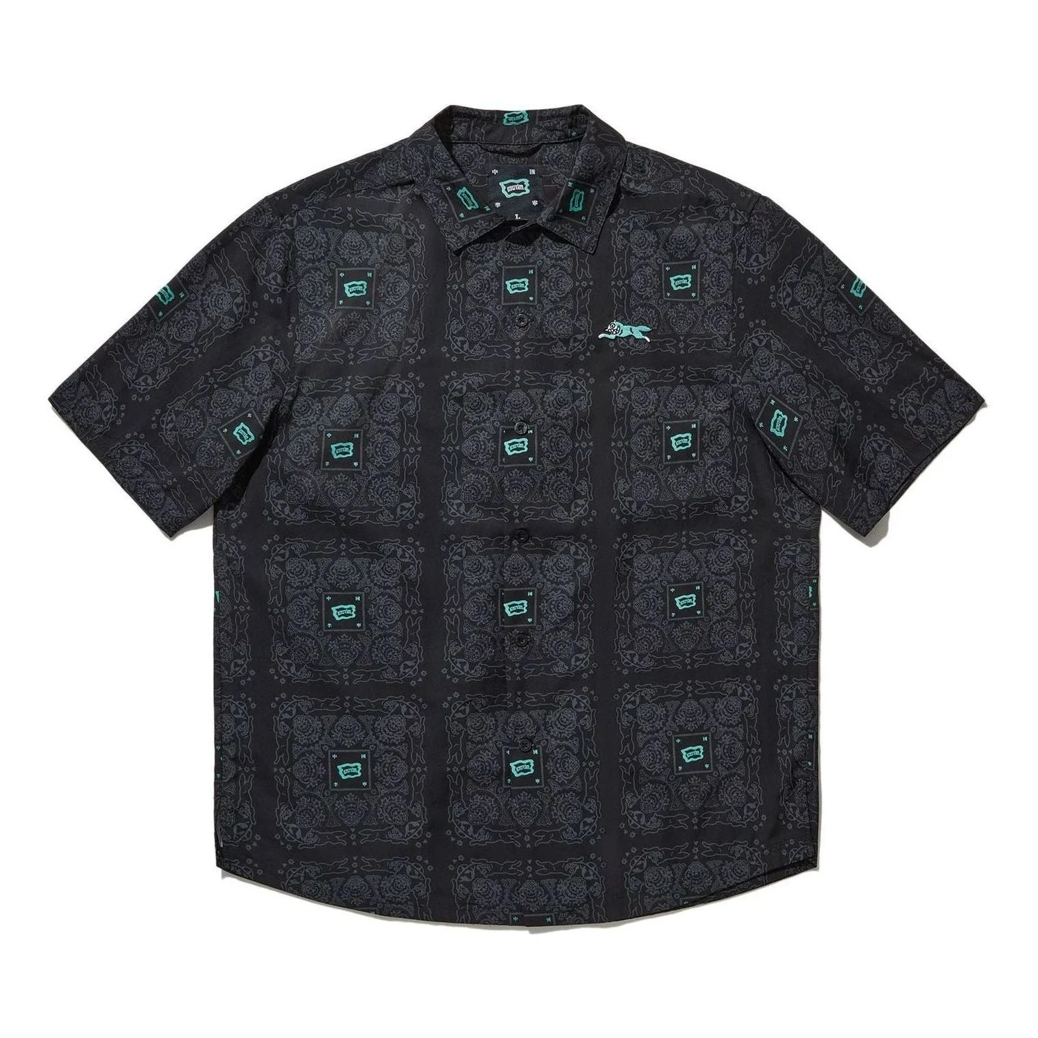 Li-Ning x BBC ICECREAM All-Over Print Shirt 'Black' ASHU499-1 - 1