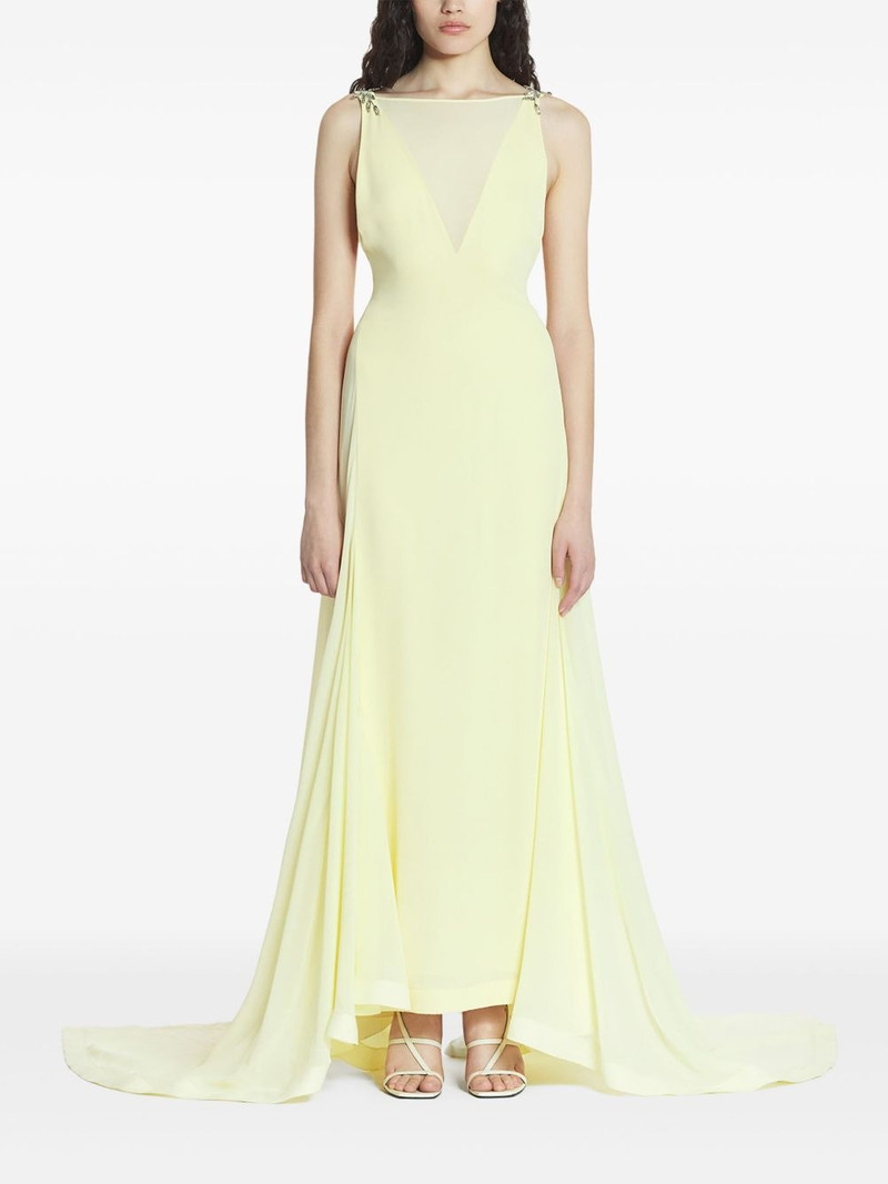 Lanvin silk gown outlook