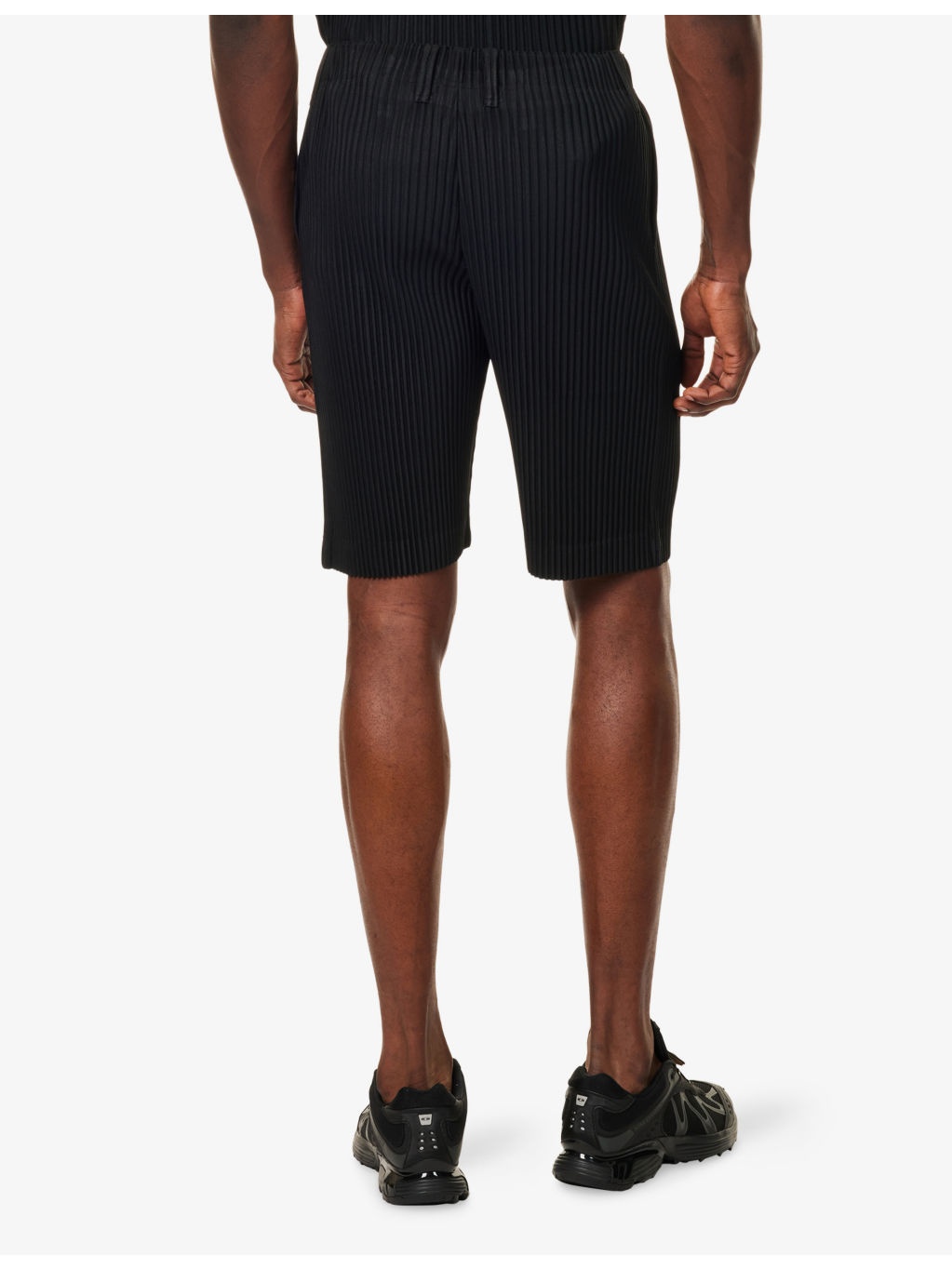 Pleated Slim-Fit Knitted Shorts - 4