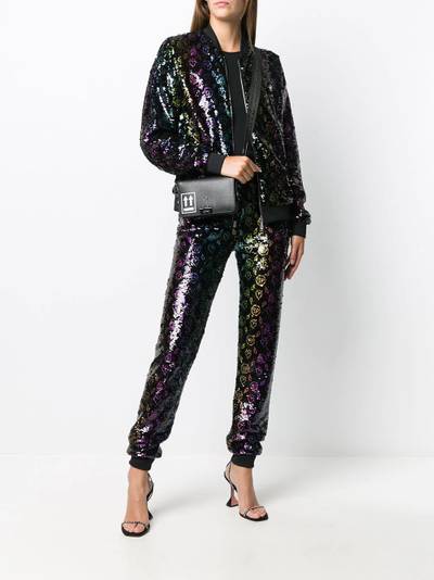 PHILIPP PLEIN monogram sequin trousers outlook