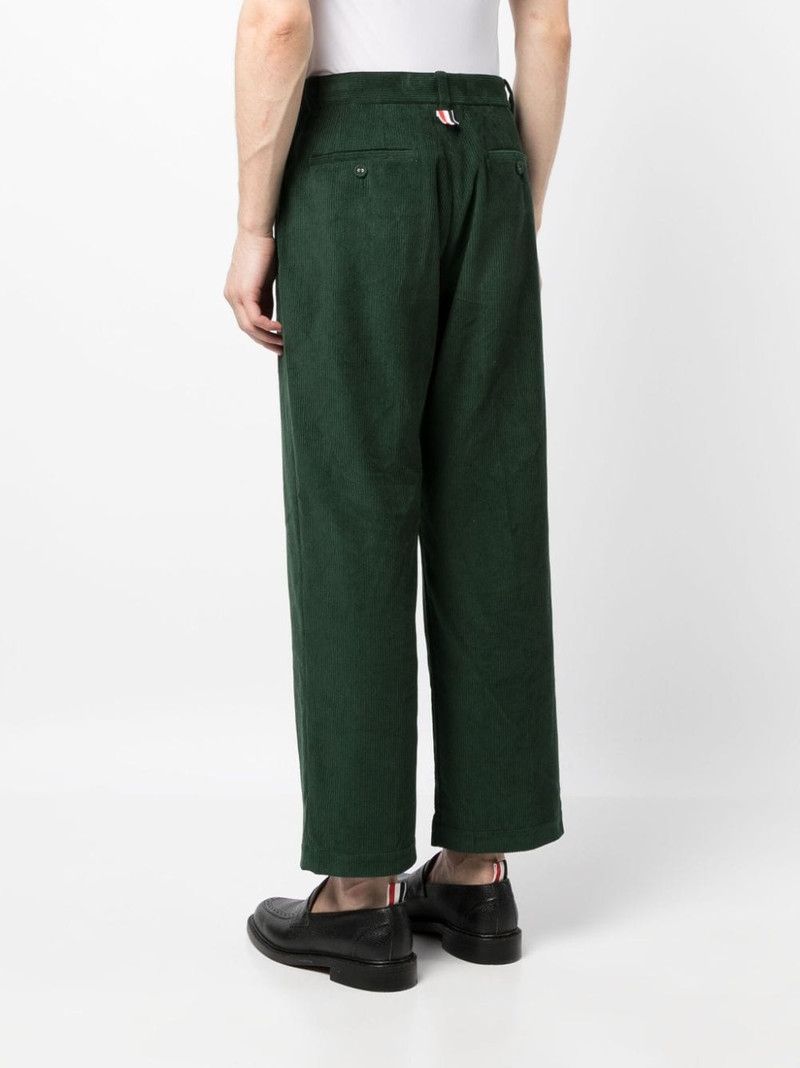 RWB-stripe corduroy trousers 4