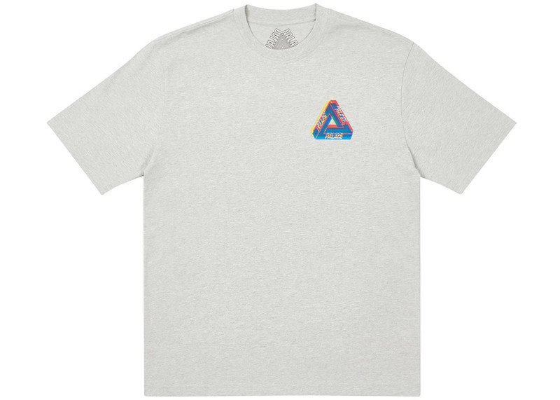 PALACE Palace Tri-Ferg Colour Blur T-shirt Grey Marl outlook