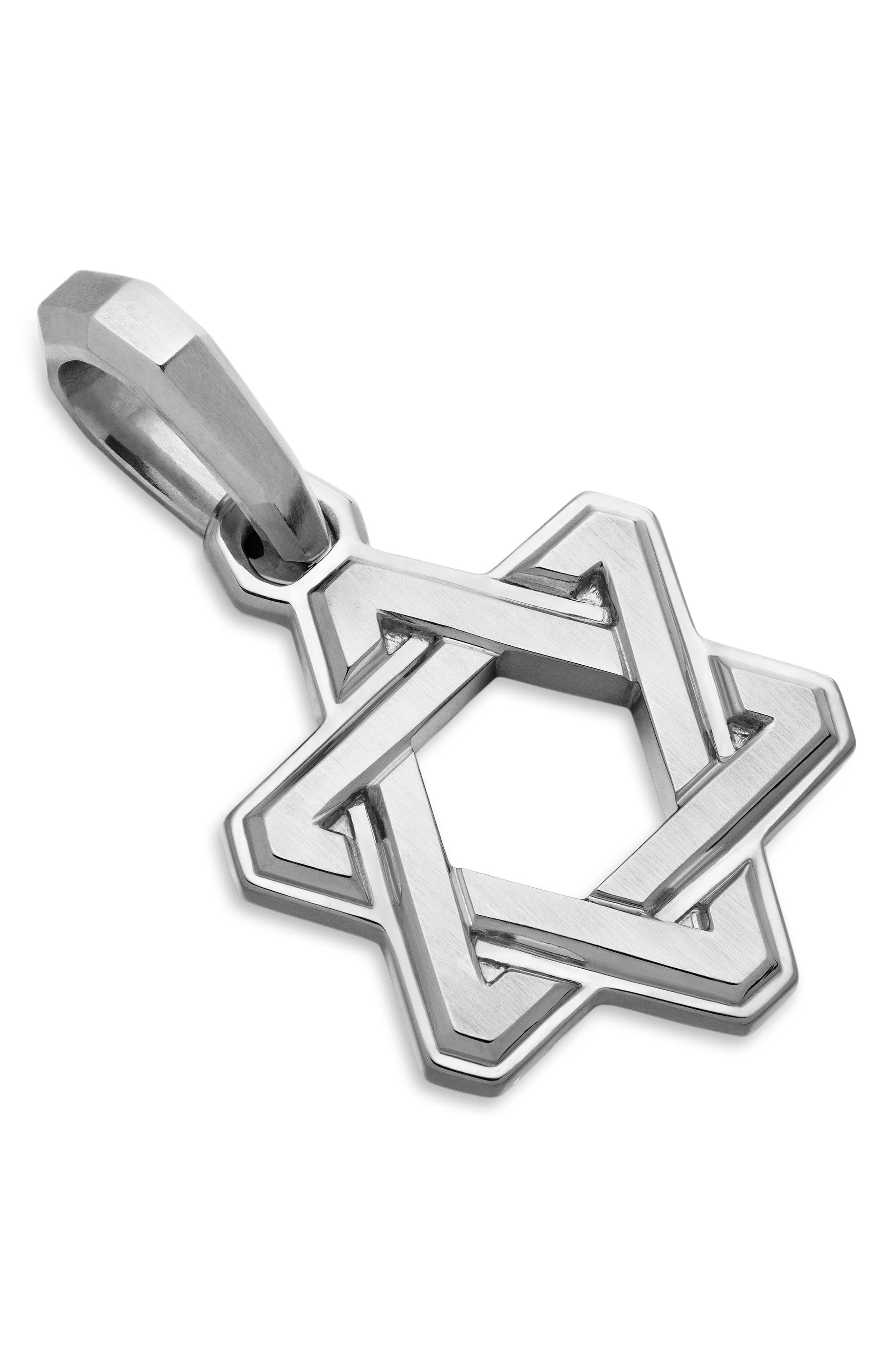 David Yurman Deco Star of David Pendant in Silver at Nordstrom - 4